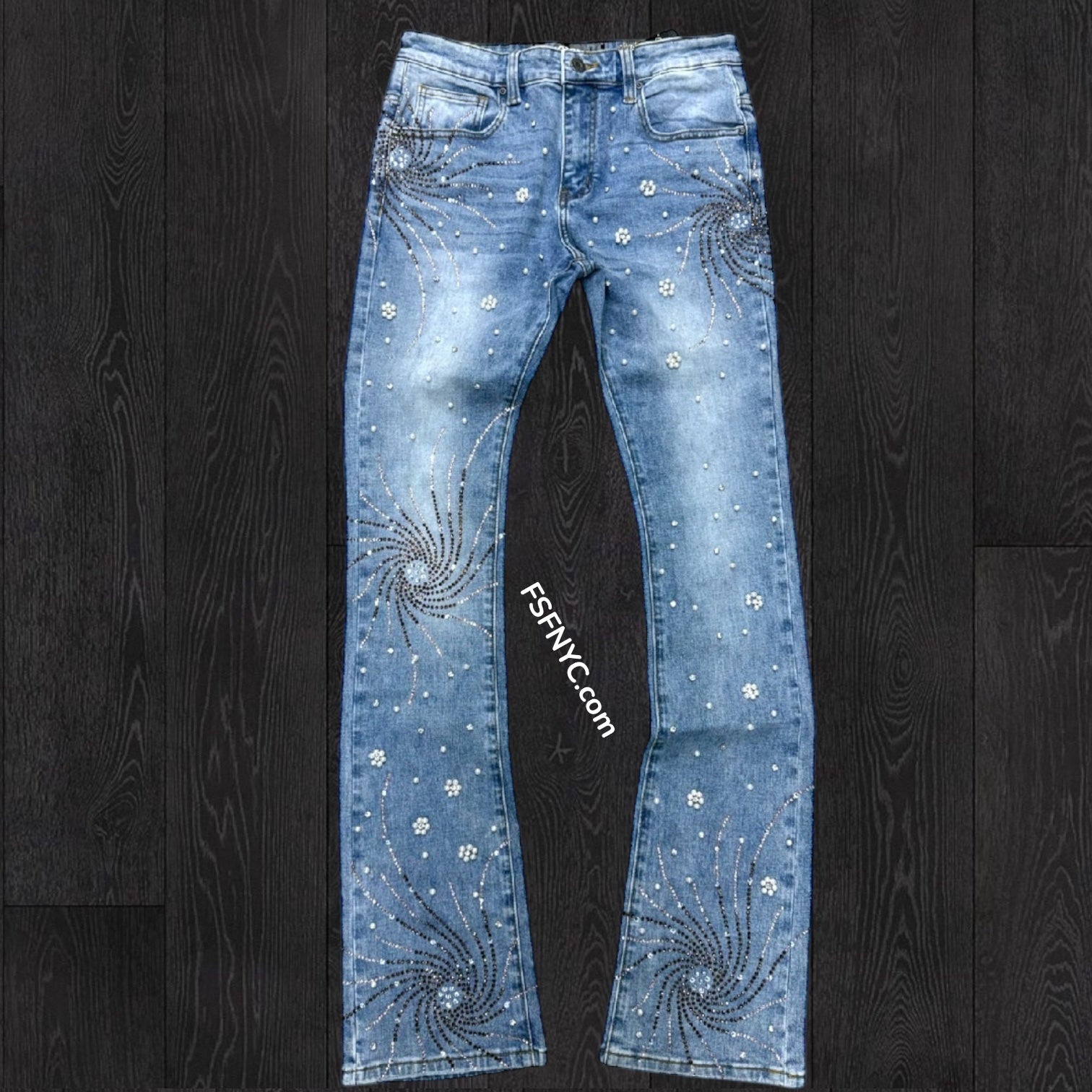 Vicious- Stacked Denim - MD BLUE - VC1003