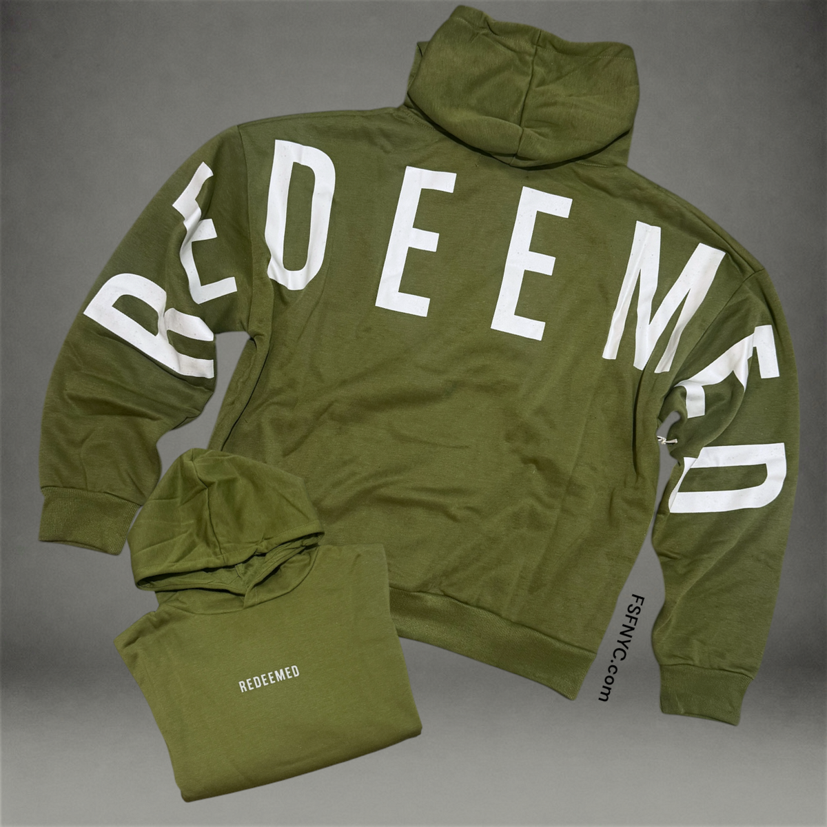 Redeemed Hoodie - Green 202