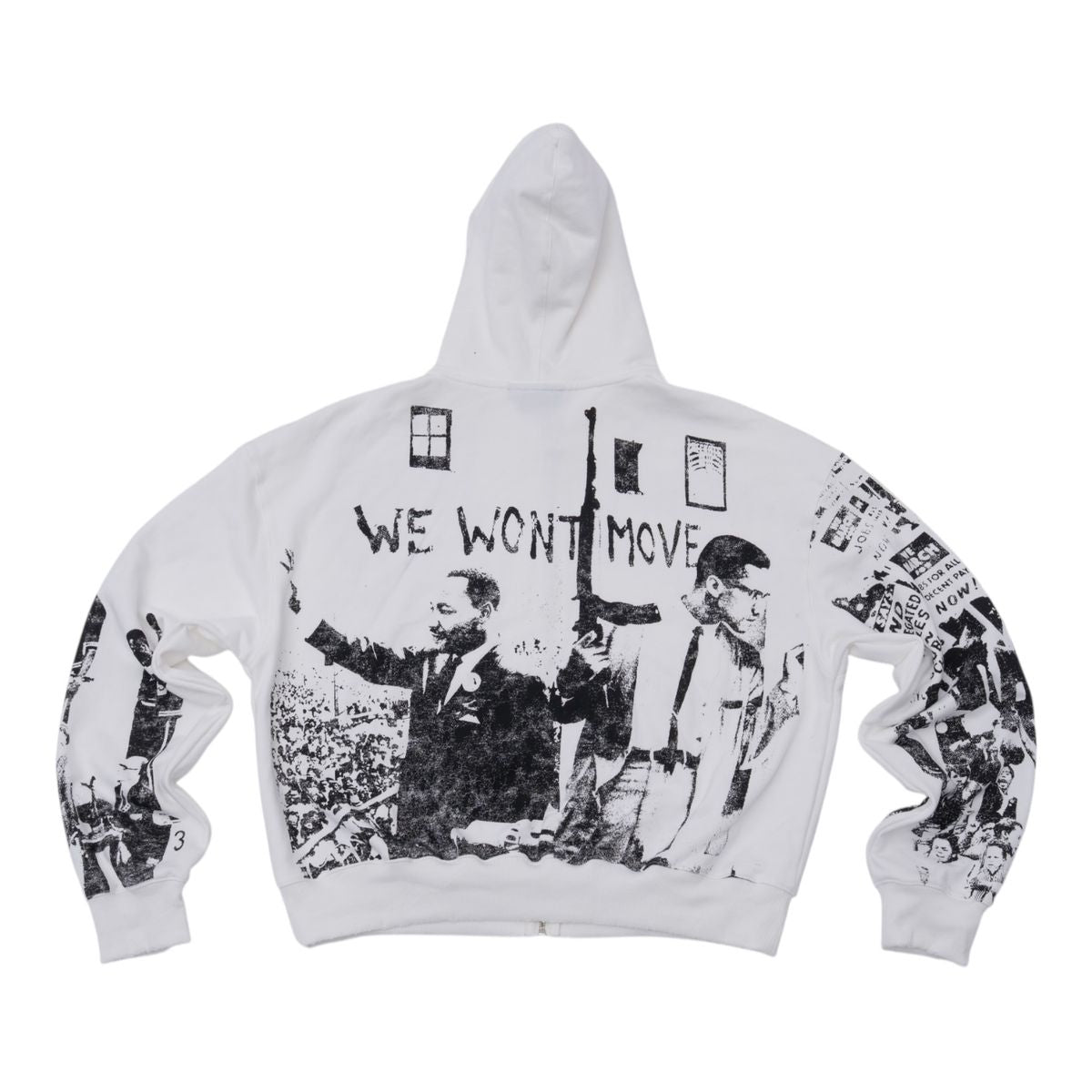 Concept - REVOLT Zip up Hoodie - White - 15