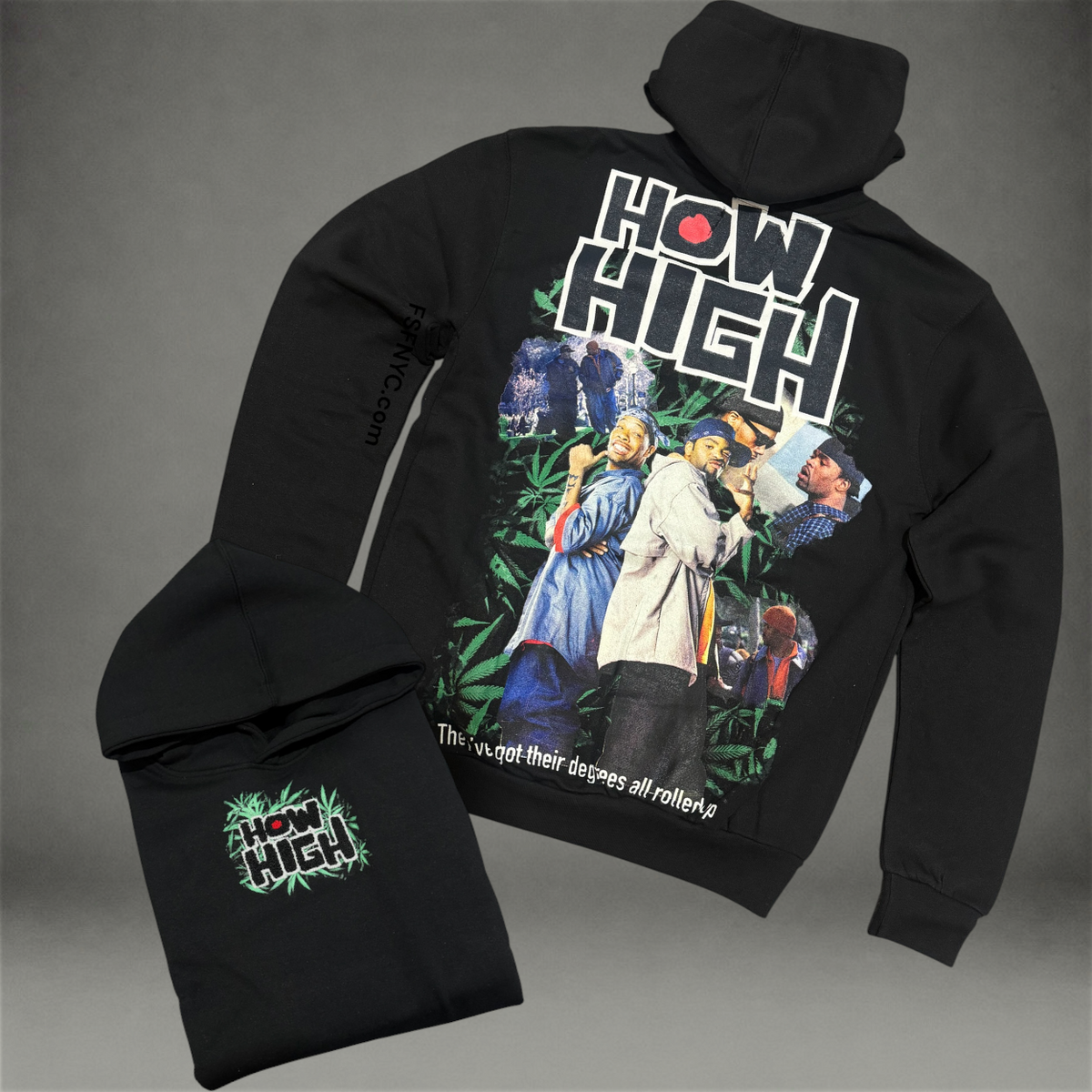 How High Hoodie - Black 092