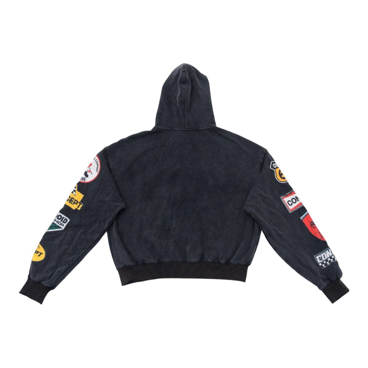 Concept - ALL GAS Zip up Hoodie - Black - 17