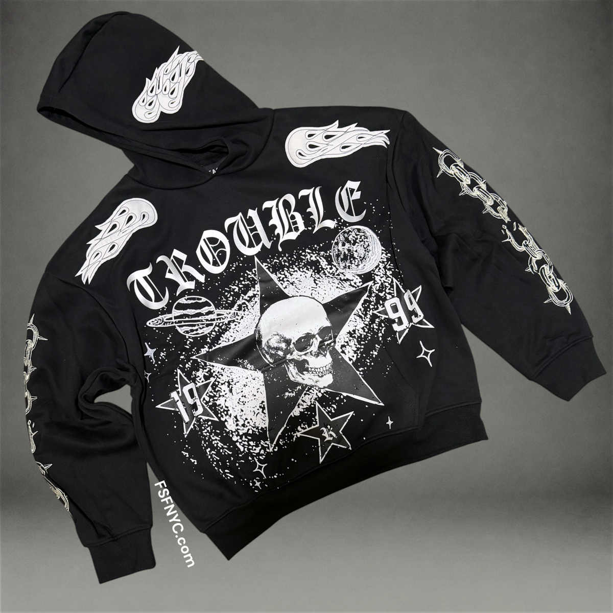 Reckless Hoodie - Black 156