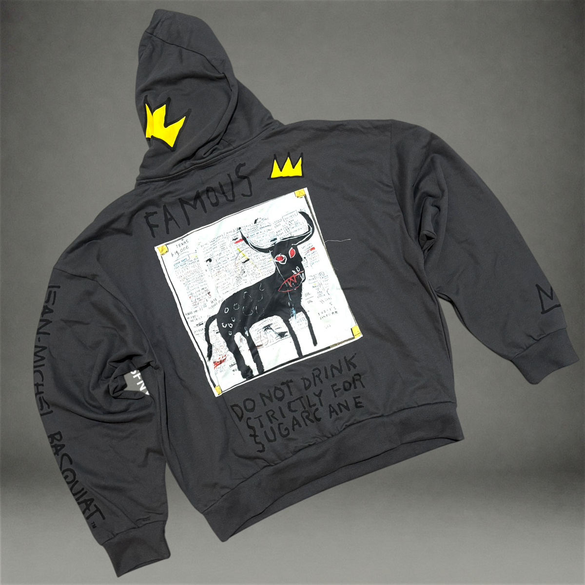 Art Graphic Hoodie - Grey 005
