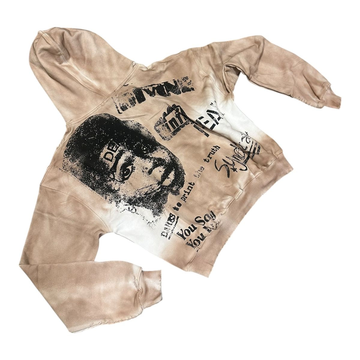 SYN - DIVINE Zip Hoodie - Brown  - 1