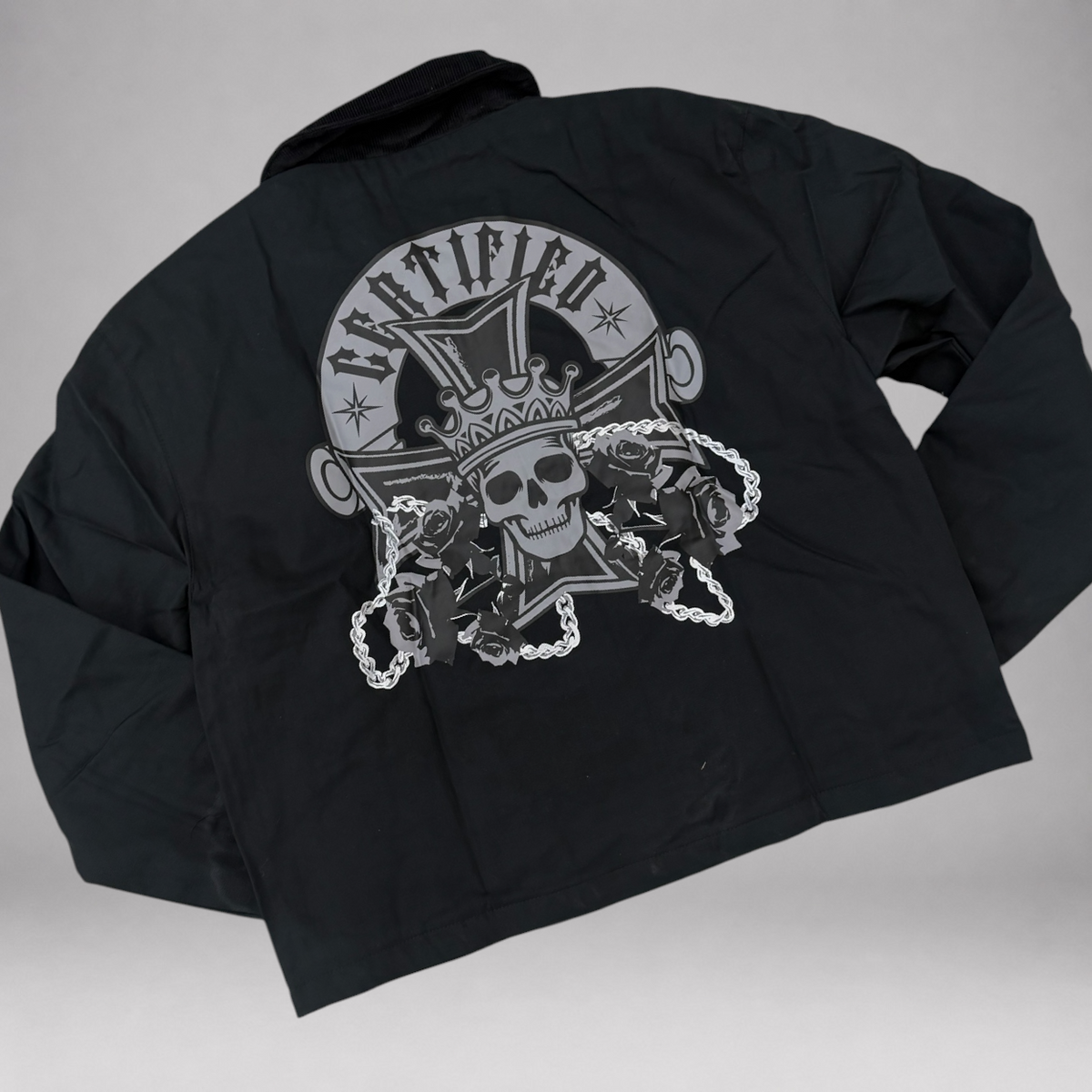 No Limits lightweight Canvas Jacket - Black 709