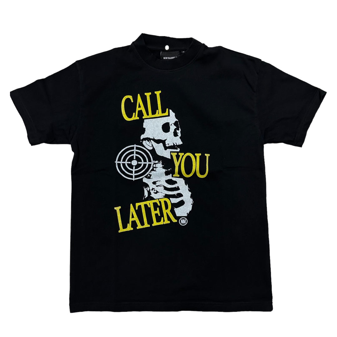 Manners OverSize Call Later Tee Black