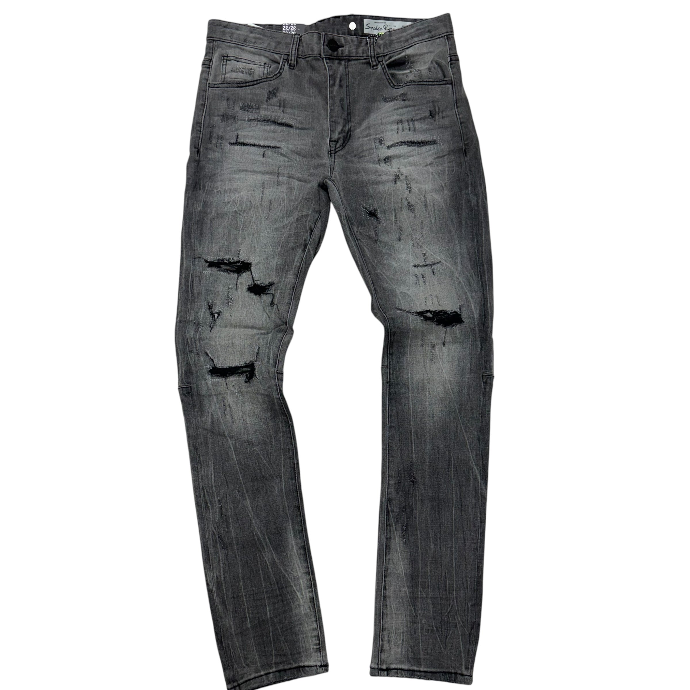 Rise Rip Slim Denim 23103