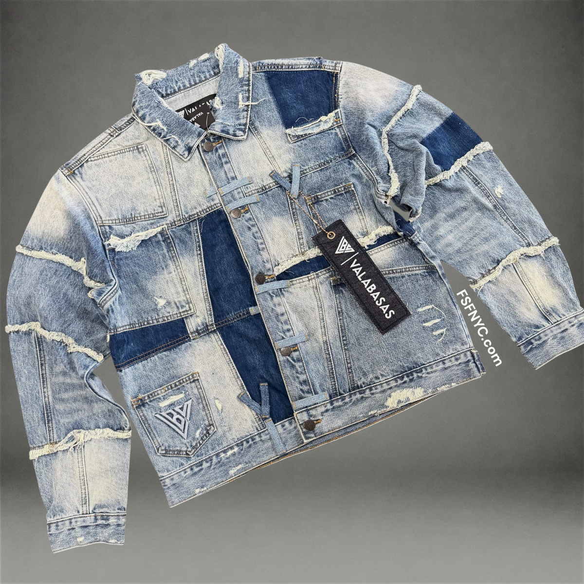 Valabasas - Caelric Denim Jacket - Blue/Light Blue - 1083