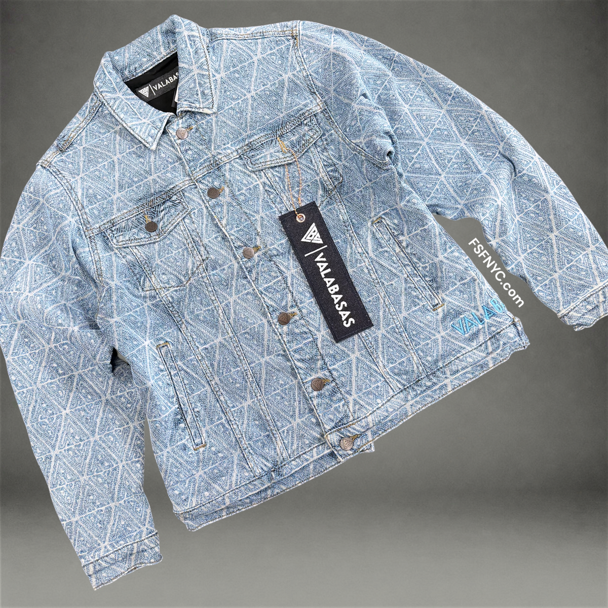 Valabasas - Override Denim Jacket - Light Blue - 1073