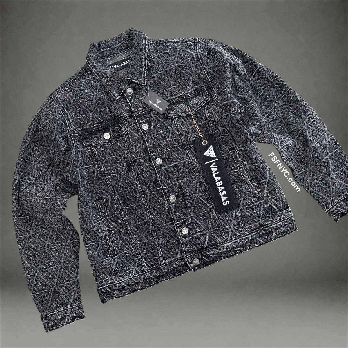 Valabasas - Override Denim Jacket - Black - 1073