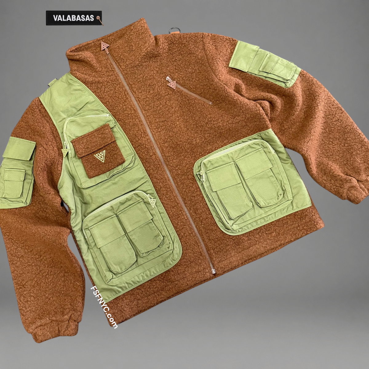 Valabasas - Hike Sherpa Jacket - Brown - 1028