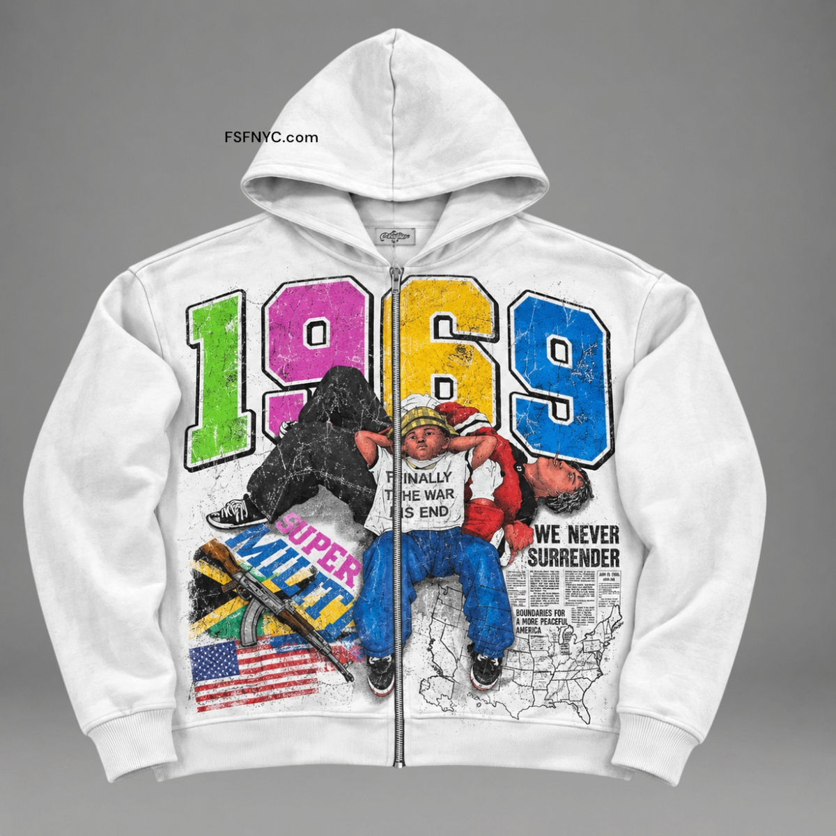 Prestige- War Ended  Hoodie - White
