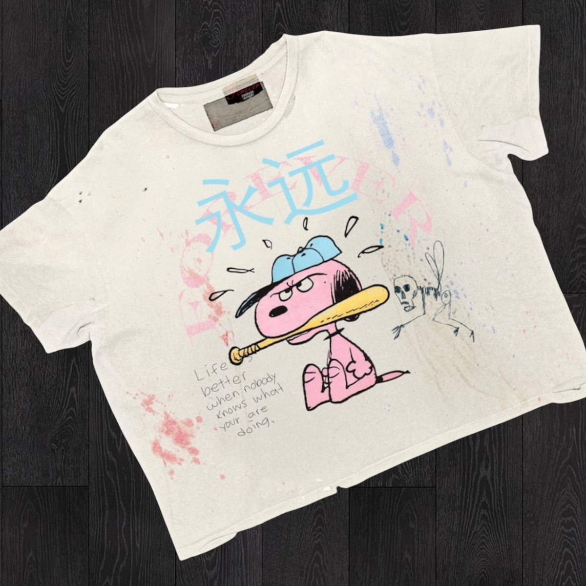 Forever - Snoopy Tee - Beige