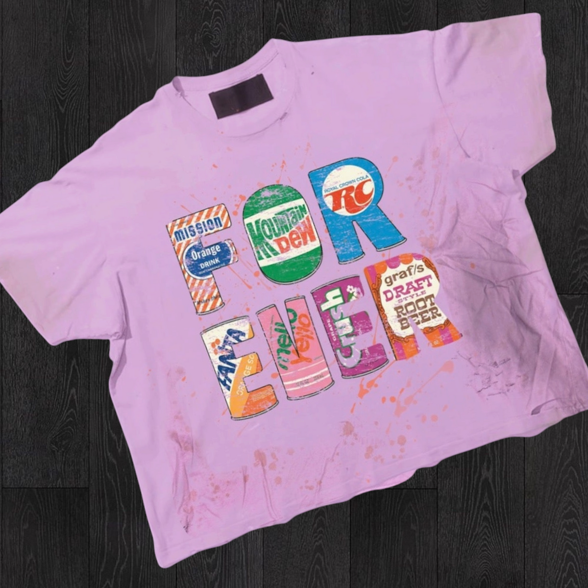 Forever - Pop Bev Tee - Purple