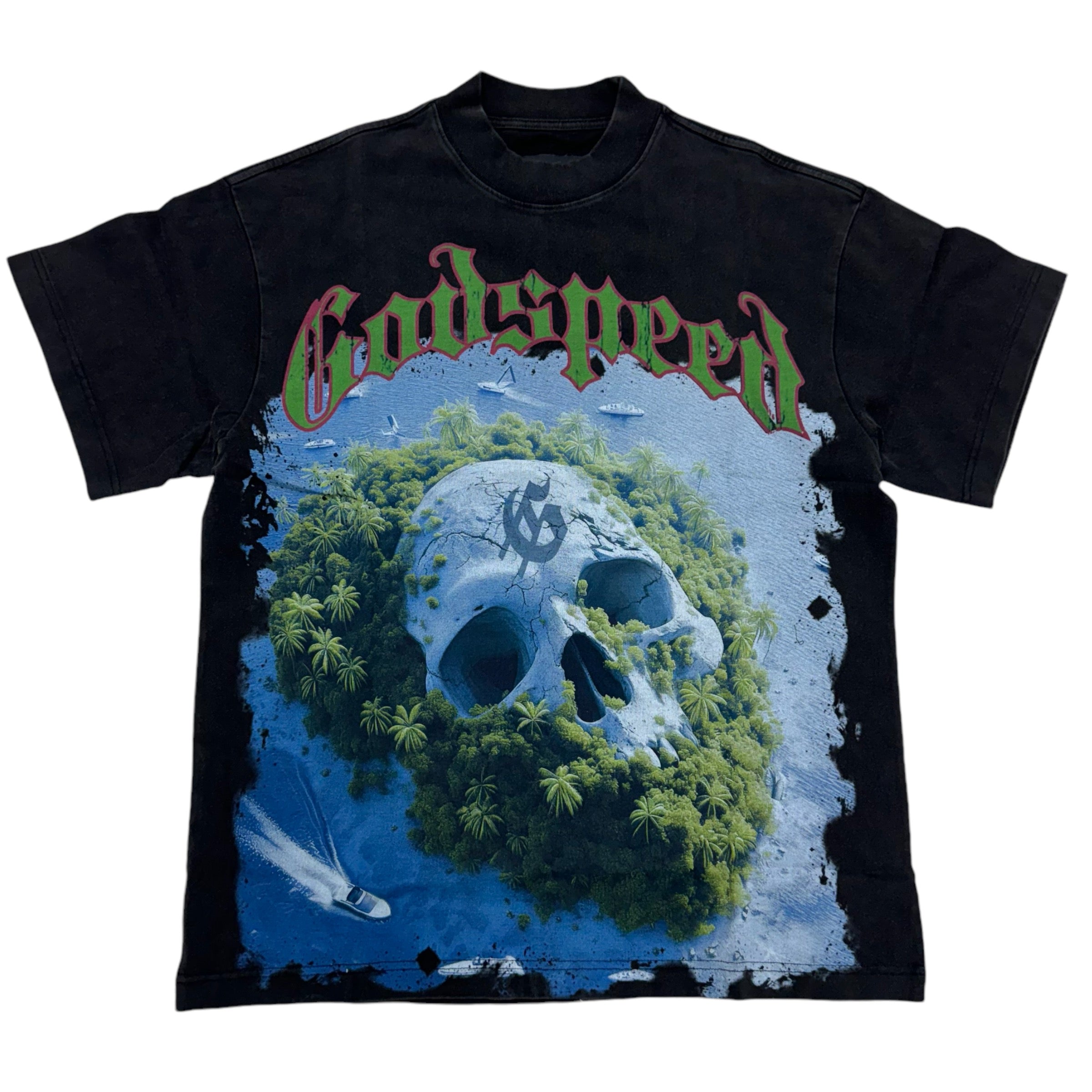 Godspeed Skull island T-shirt Black