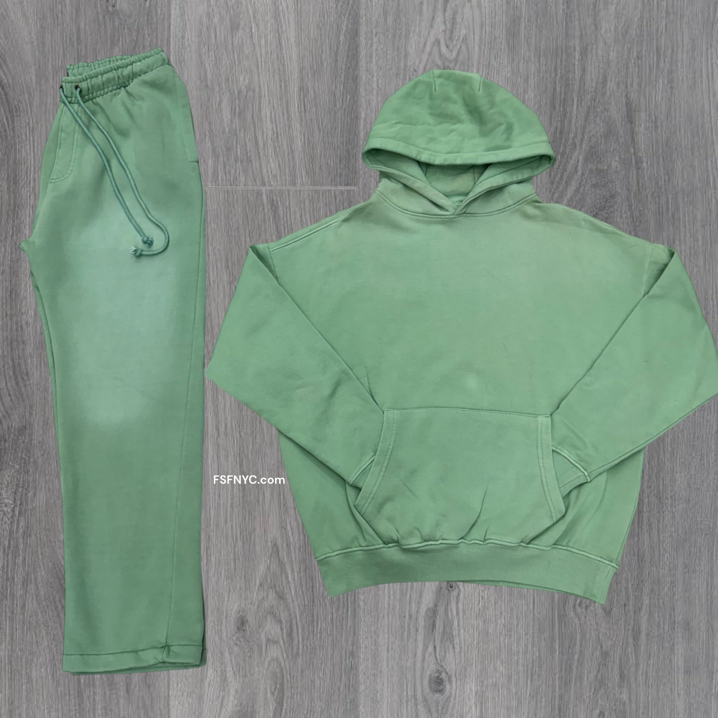 Oversize Sweat Suit Sage Green 311 411