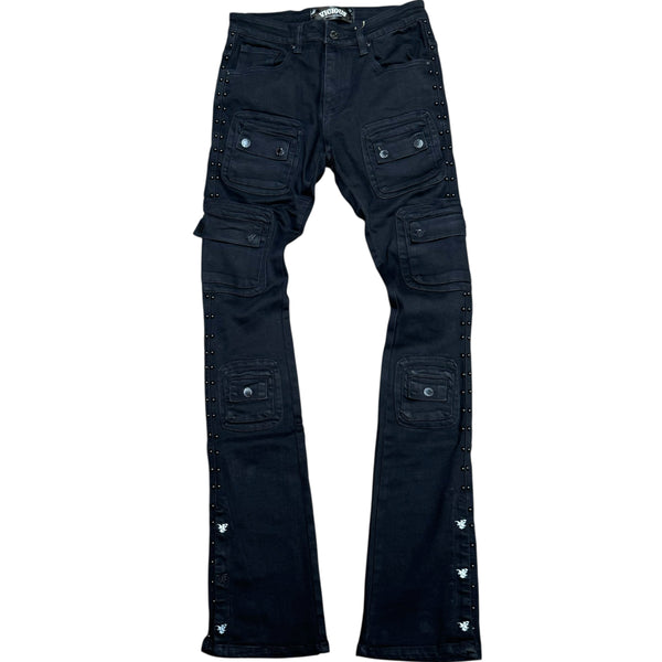 パンツ PDF channel guerrilla cargo denim black 7_4aa04345-b9c3-4432-a944-