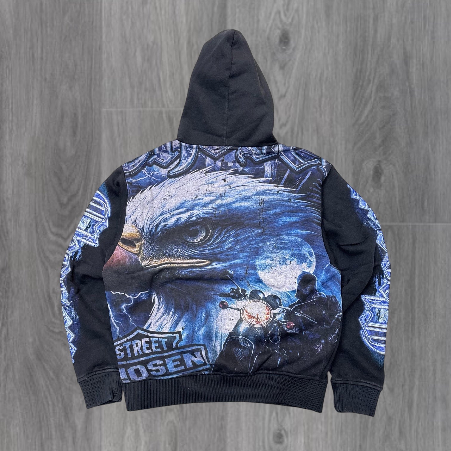 Chosen - oversized  Hoodie - Black 5530