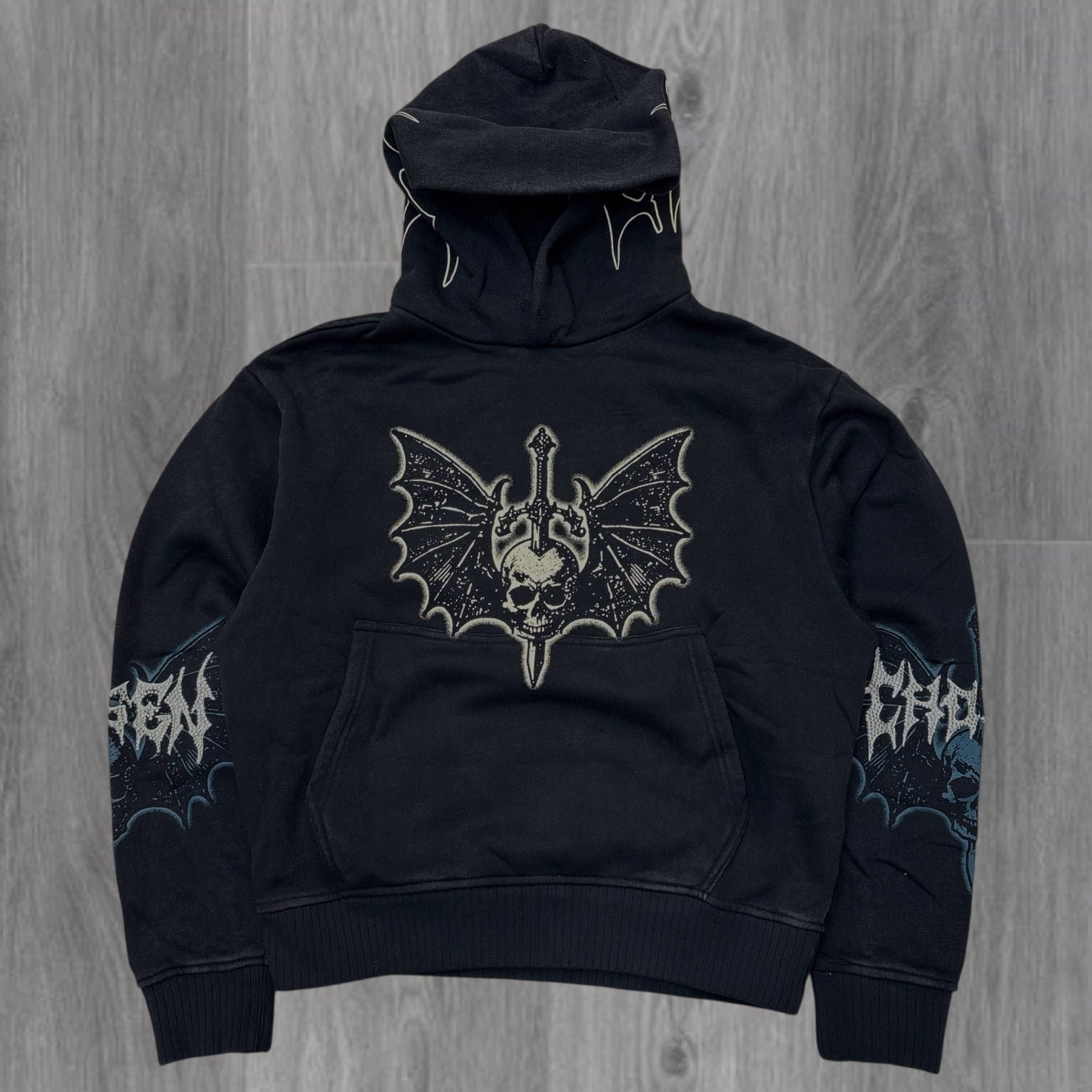 Chosen - oversized  Hoodie - Black 5519