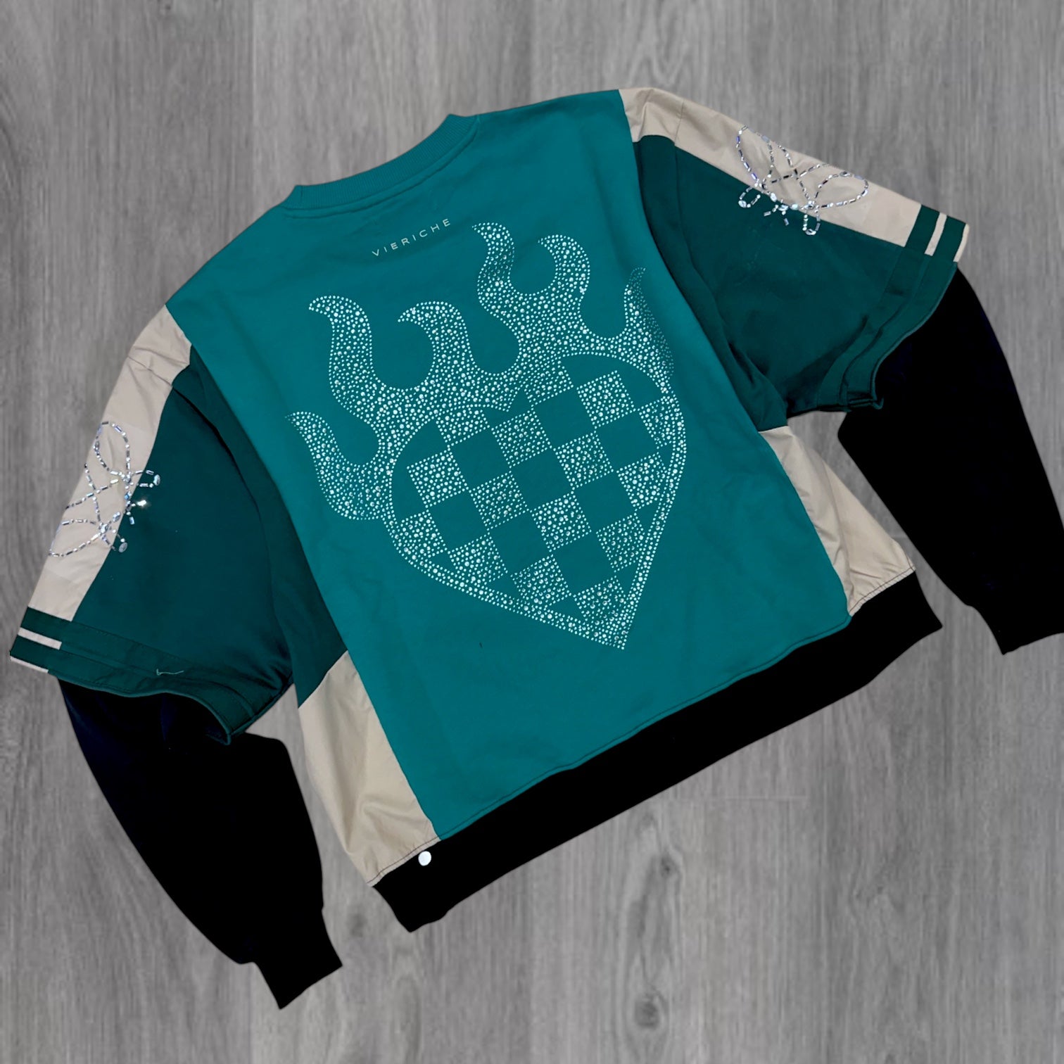 VR - Panel Crew Sweatshirt - Green - 1806