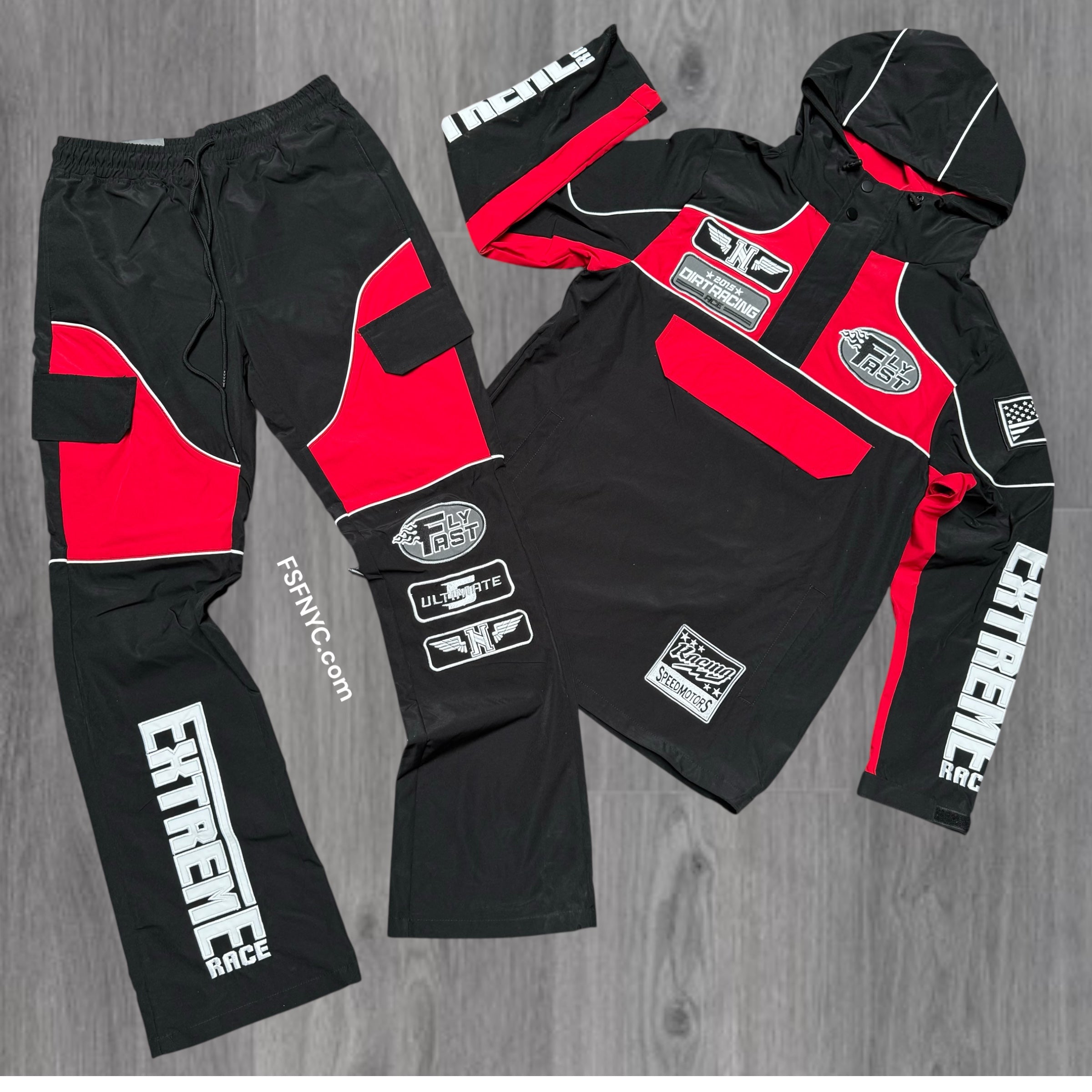Rebel - STACKED RACING NYLON SET - RED - 152 838