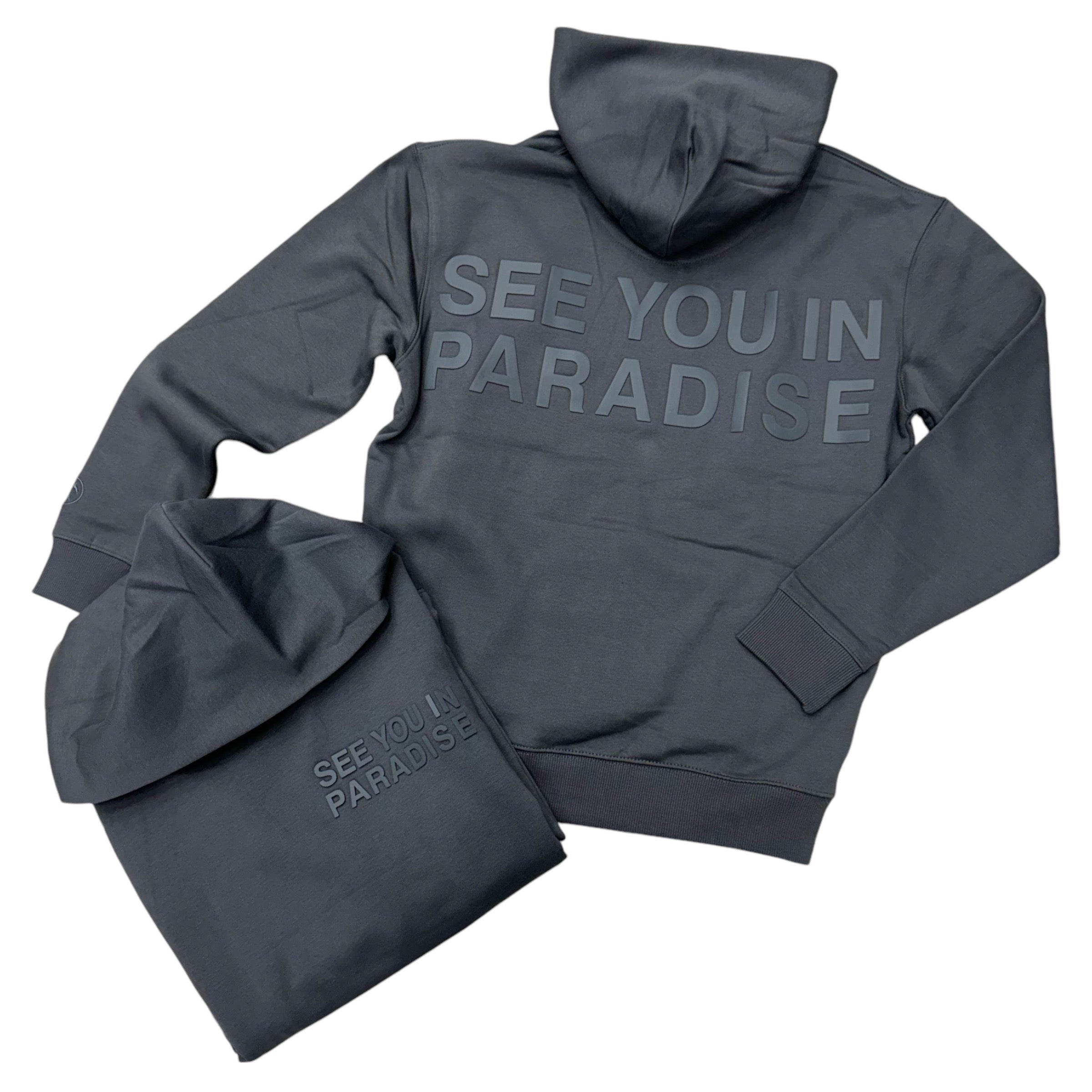 JC see you in paradise hoodie Charcoal 8862h