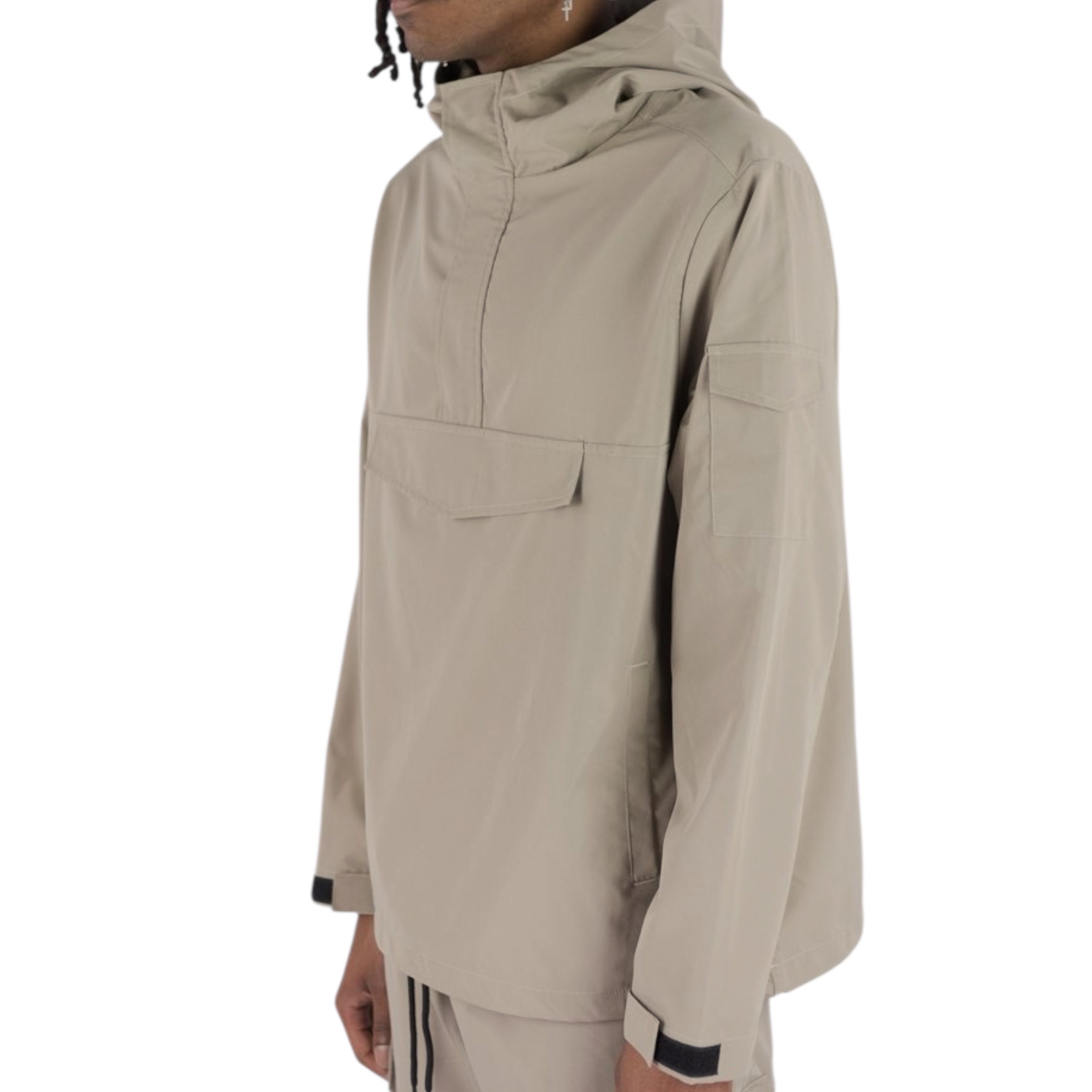 Rebel - Anorak Nylon Pullover (Taupe) 522 422