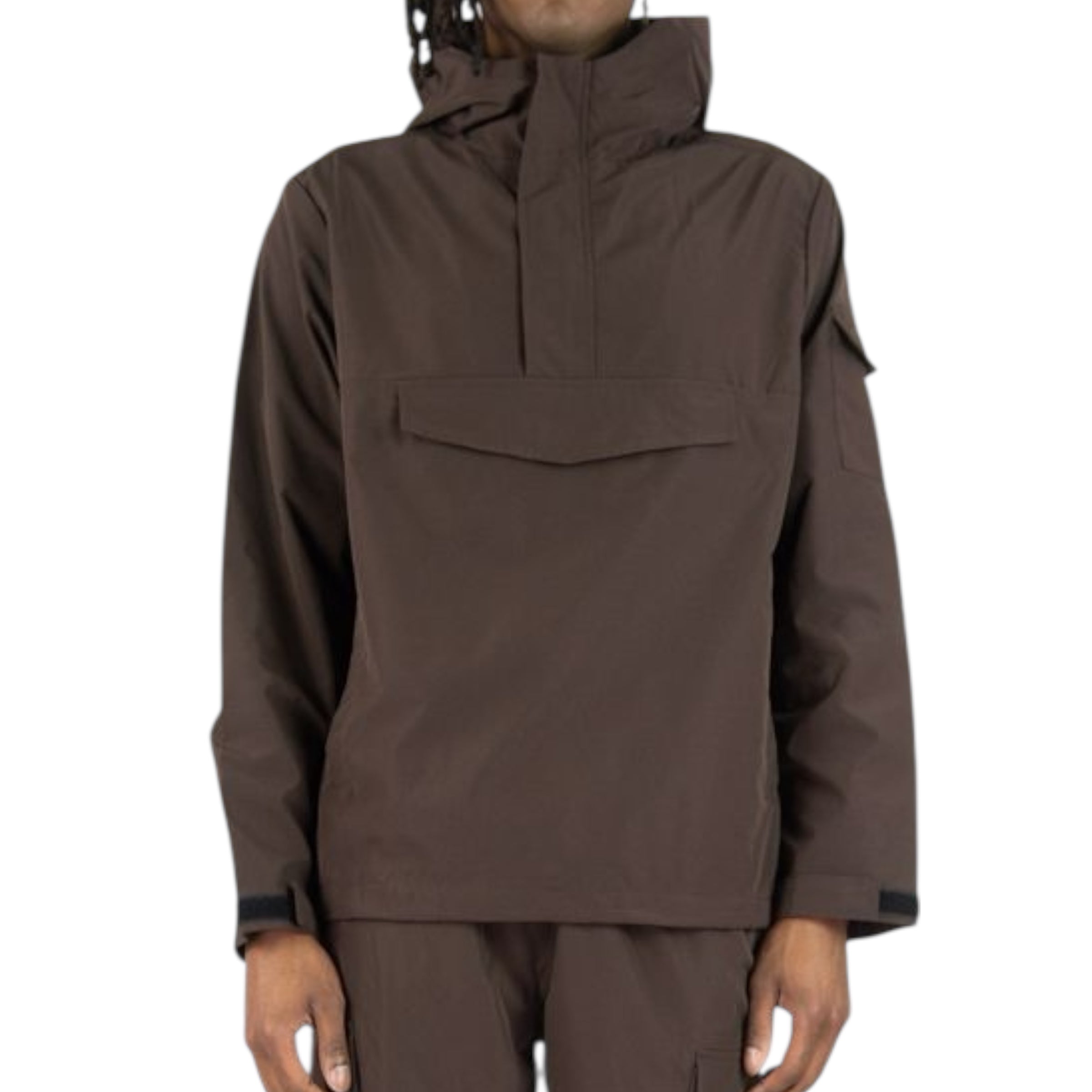 Rebel - Anorak Nylon Pullover (BROWN) 522 422