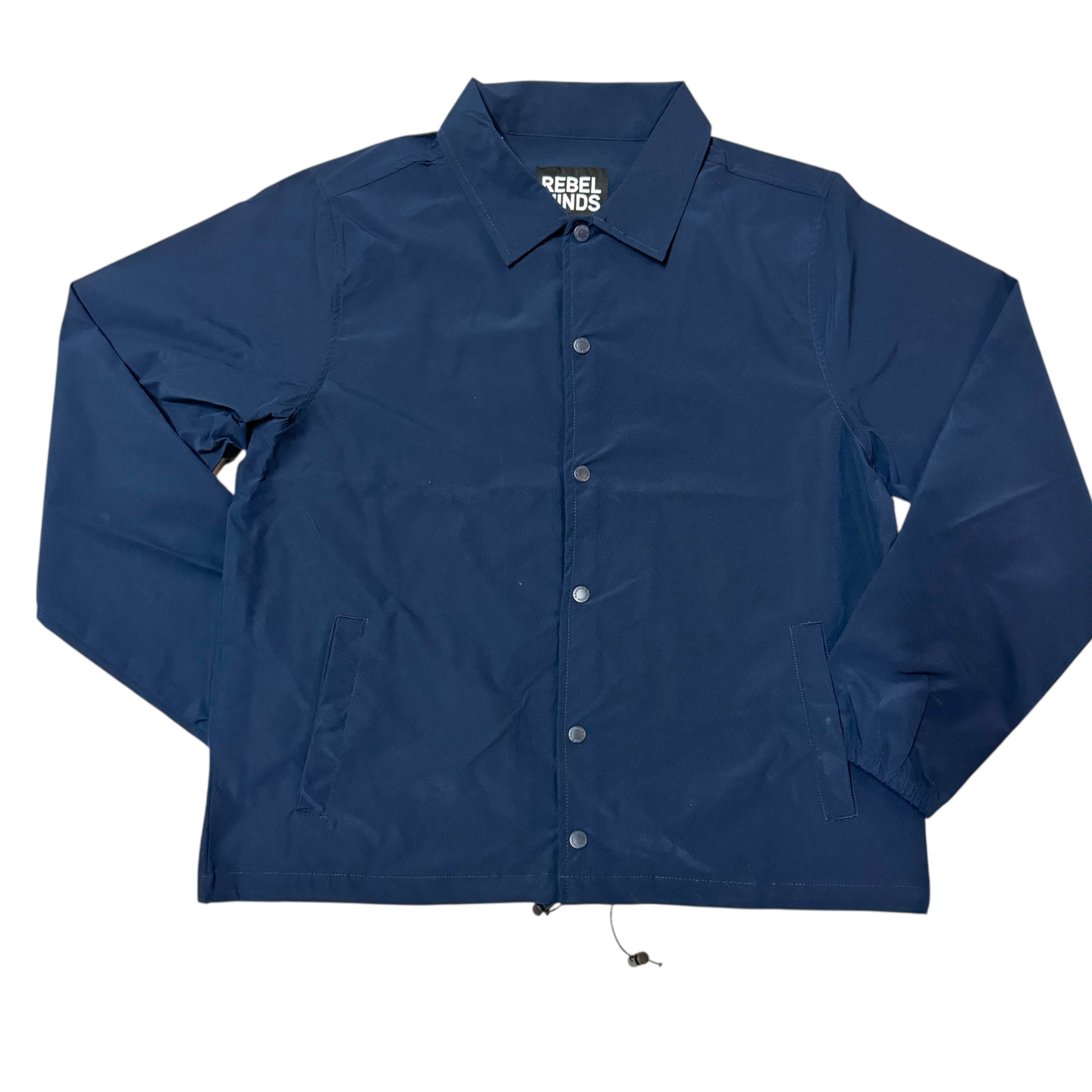 Rebel - NYLON COACH JACKET - NAVY - 100 525