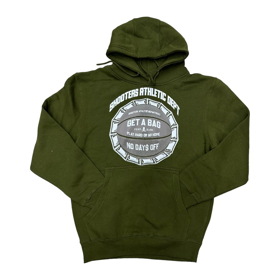Point Blank shooter Hoodie Olive