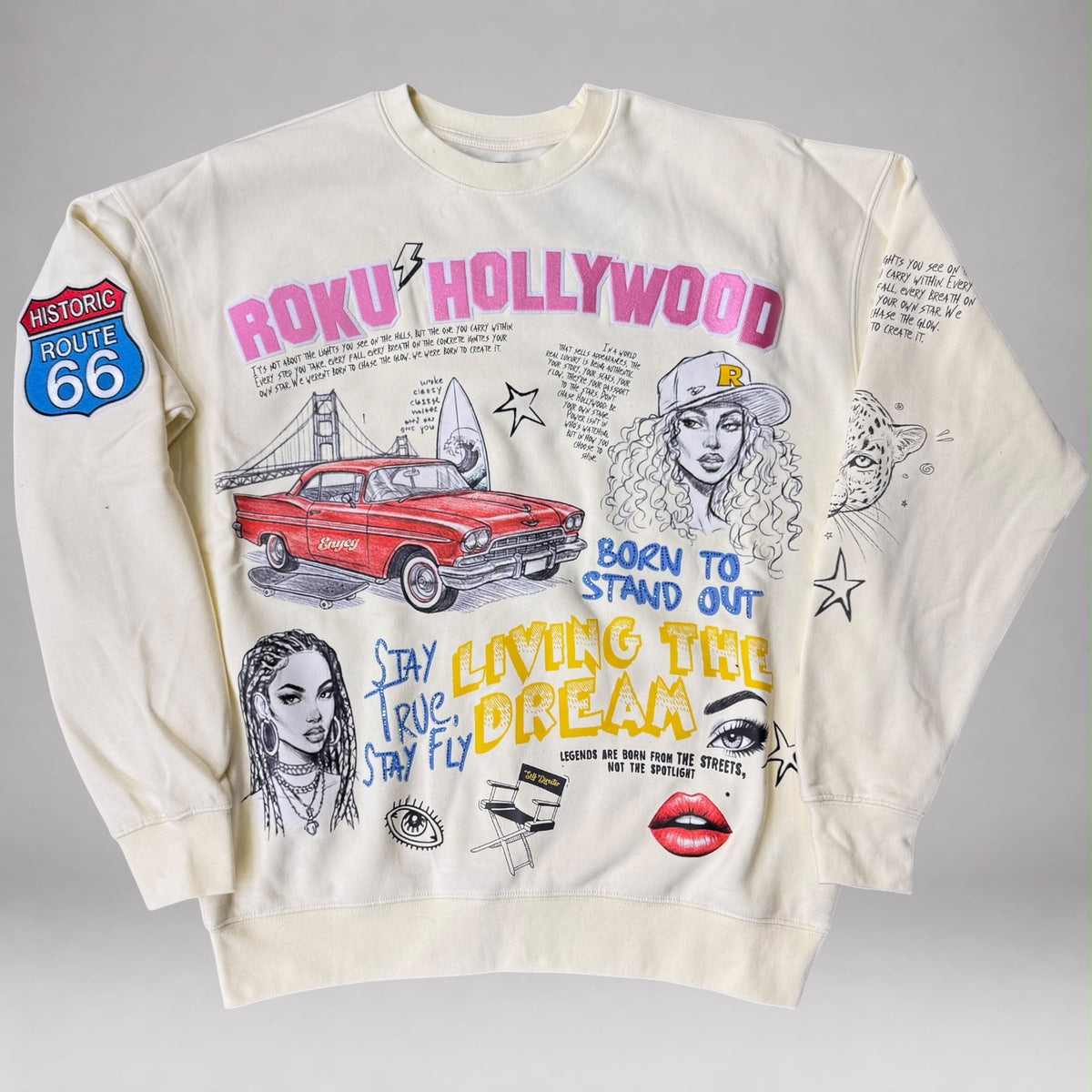Roku - Living Dream Crewneck - EggShell 2121