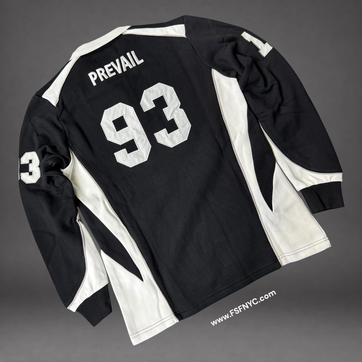 Prevail - Rugby Long Sleeve Polo - Black 117