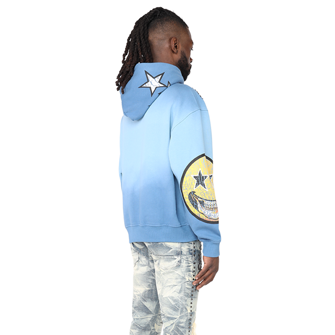 Rise Maximalist OverSize Hoodie Blue 25158