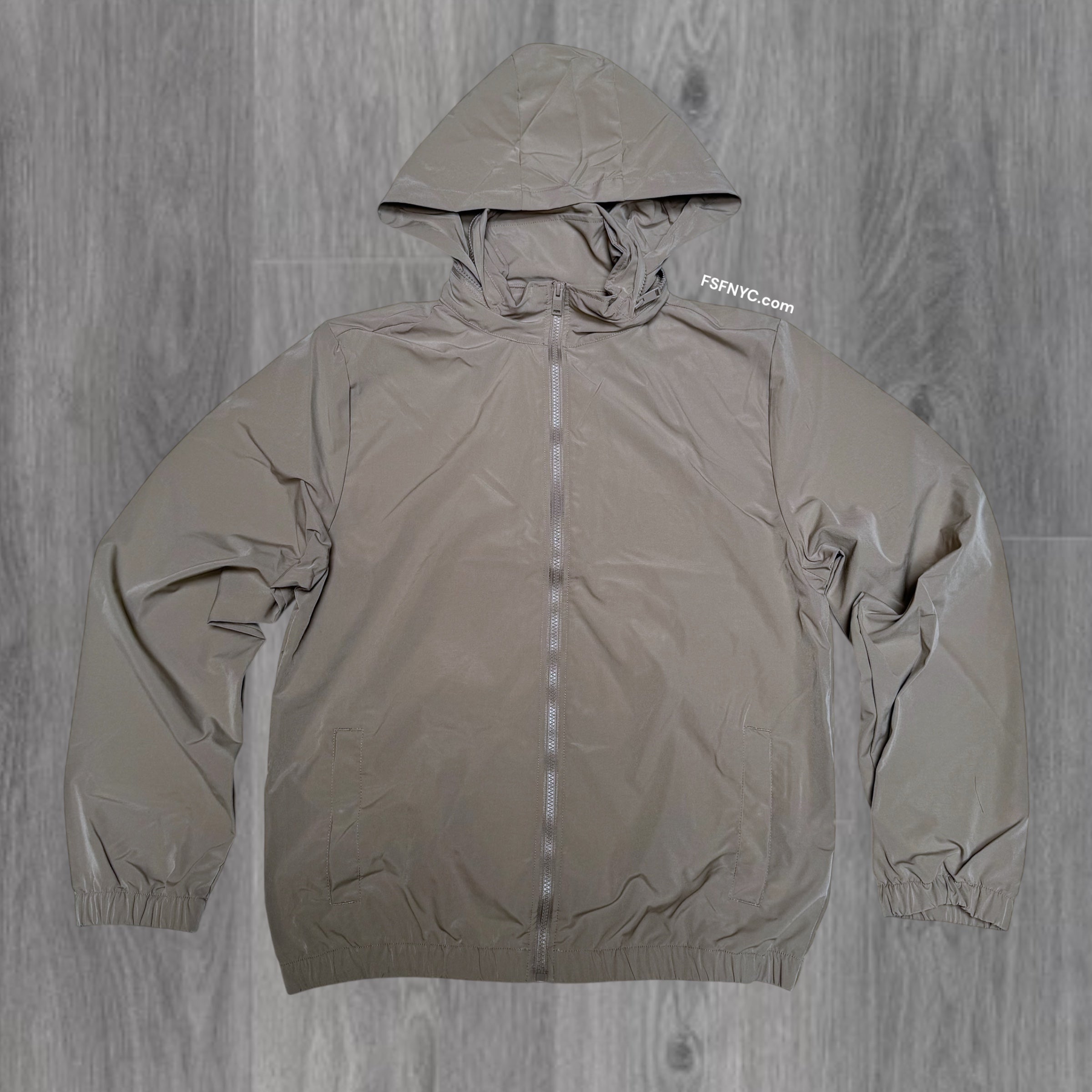Rebel - SOLID WINDBREAKER JACKET - TAUPE - 100-524