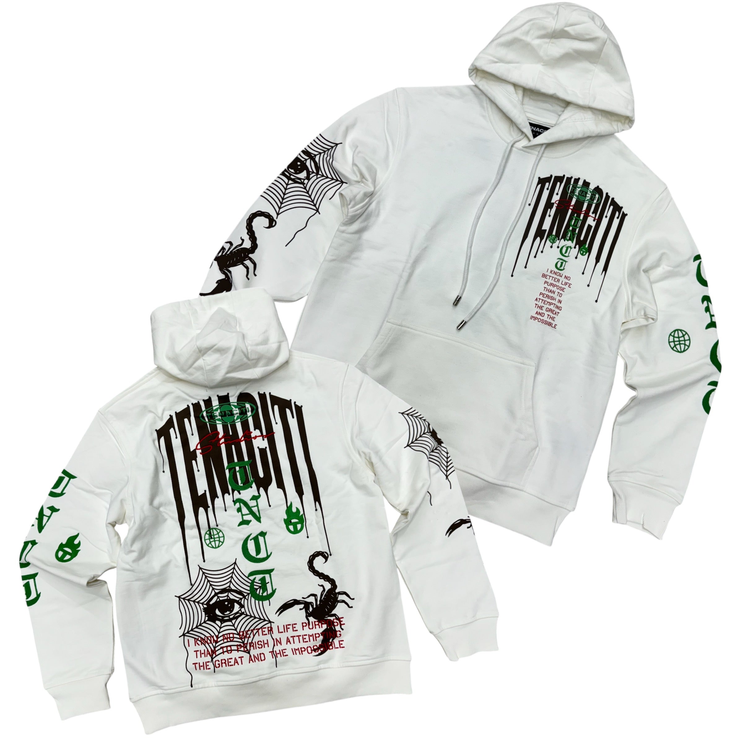 Tenaciti  No better Hoodie Off White  2030