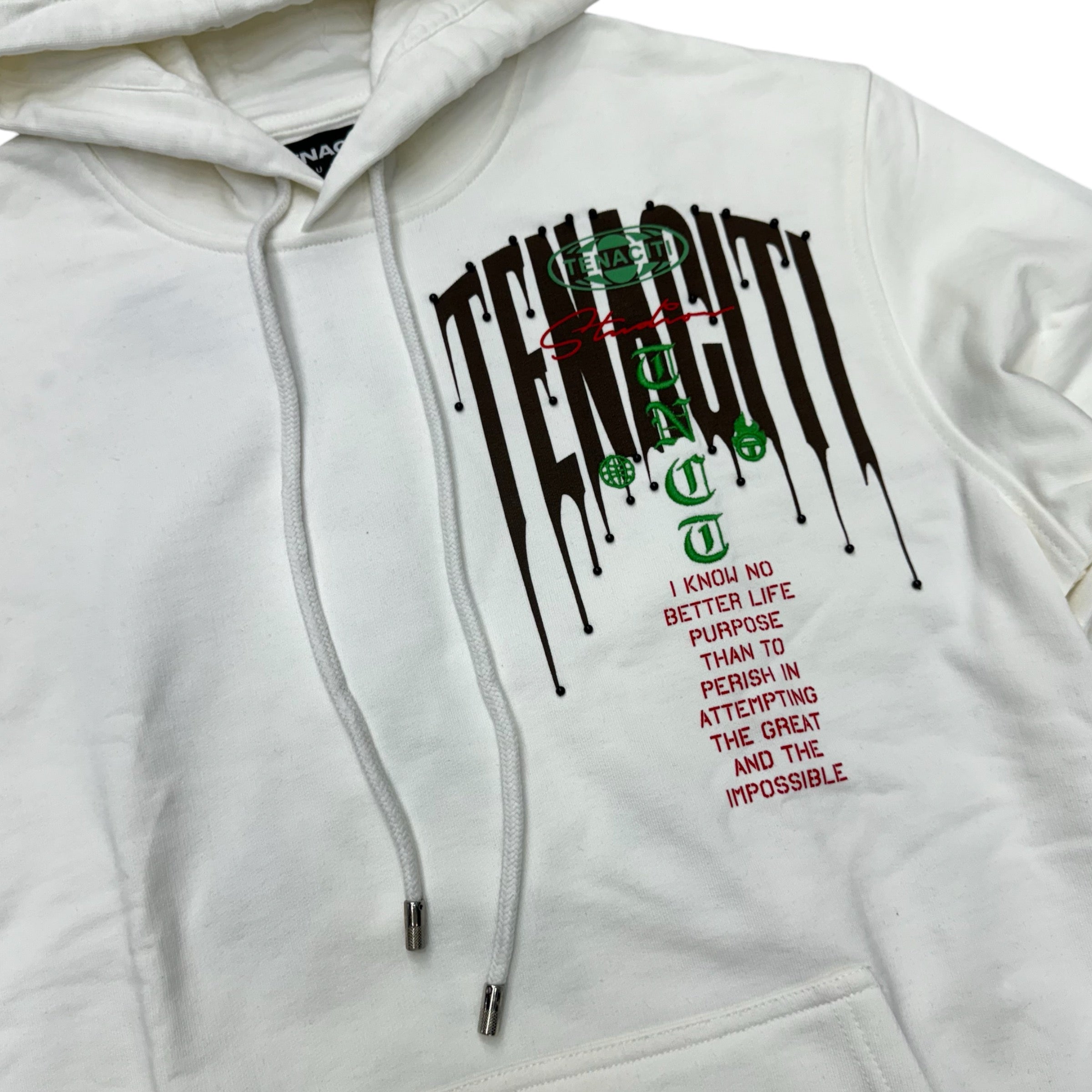 Tenaciti  No better Hoodie Off White  2030