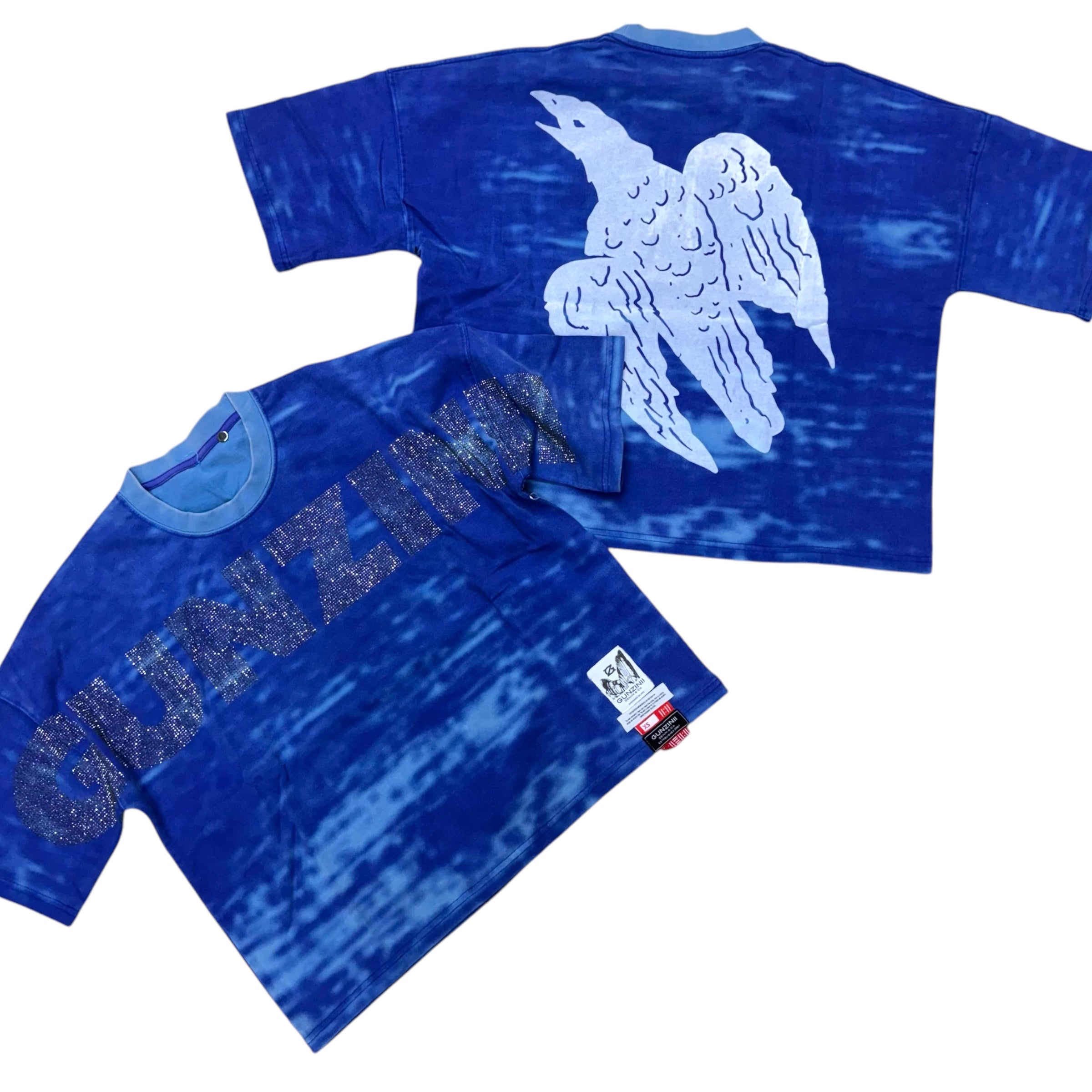 Gunzinii Rhinestone Acid T-shirt Royal GZ575