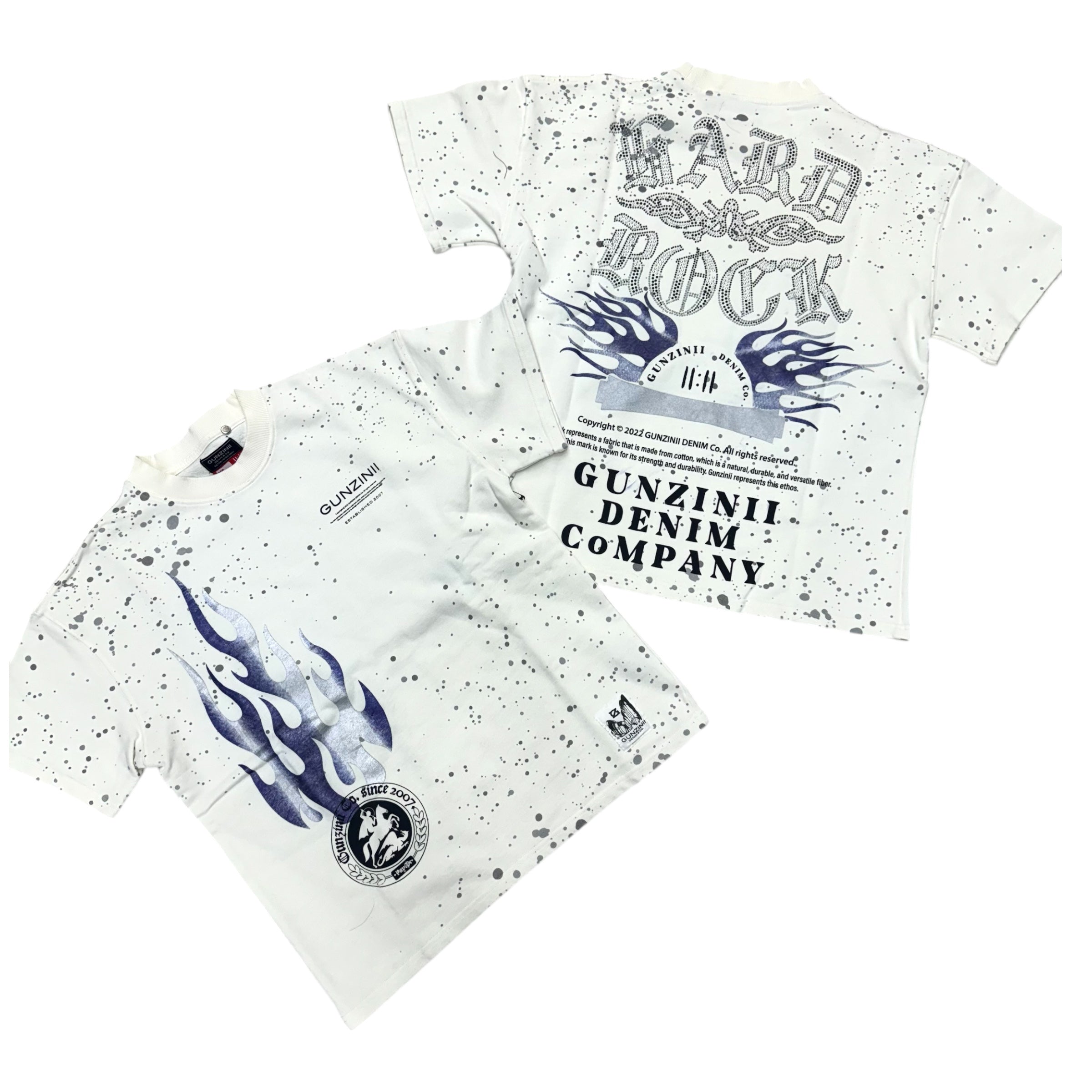 Gunzinii Flames Premium Top Off white GZ573