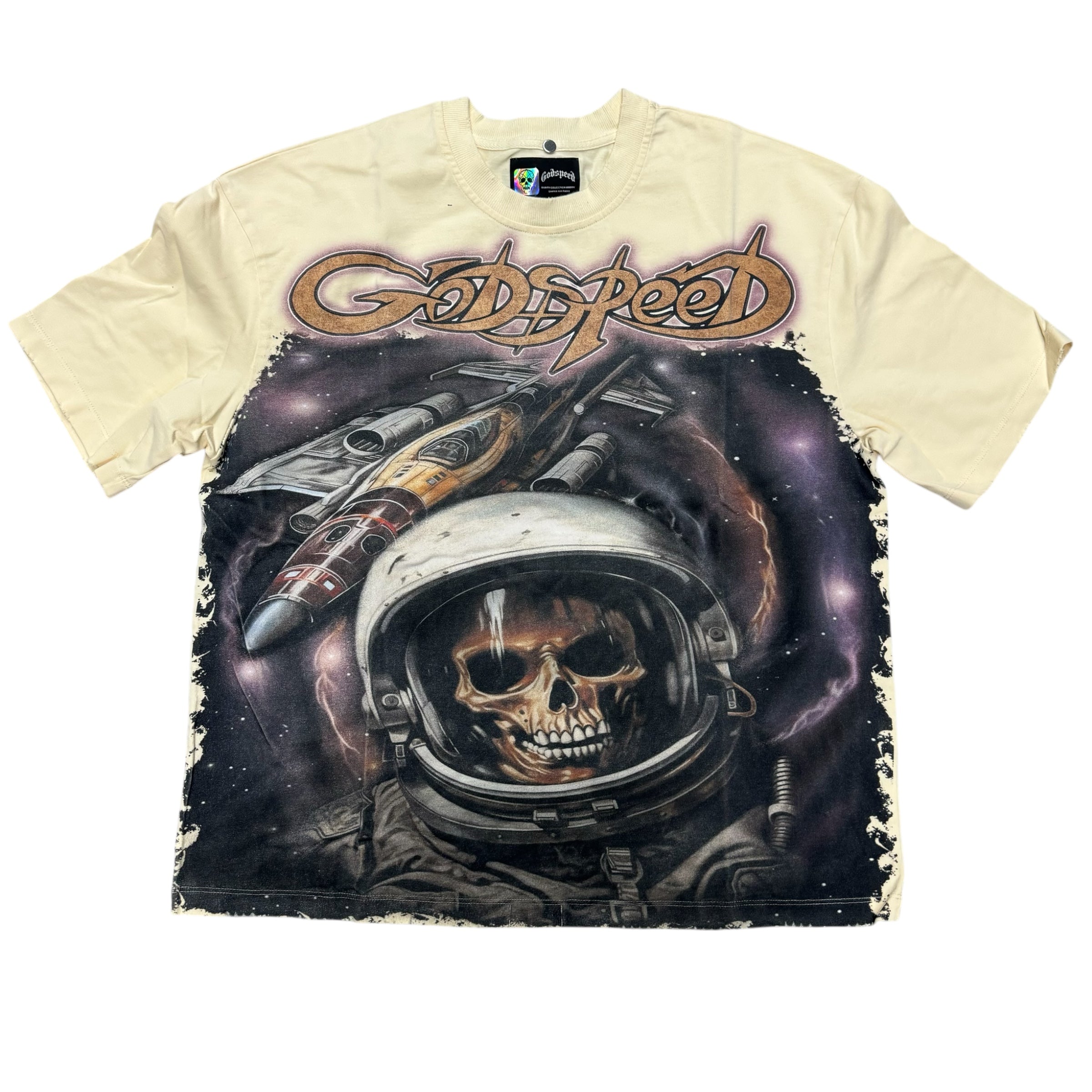 Godspeed Space Traveler T-shirt Cream