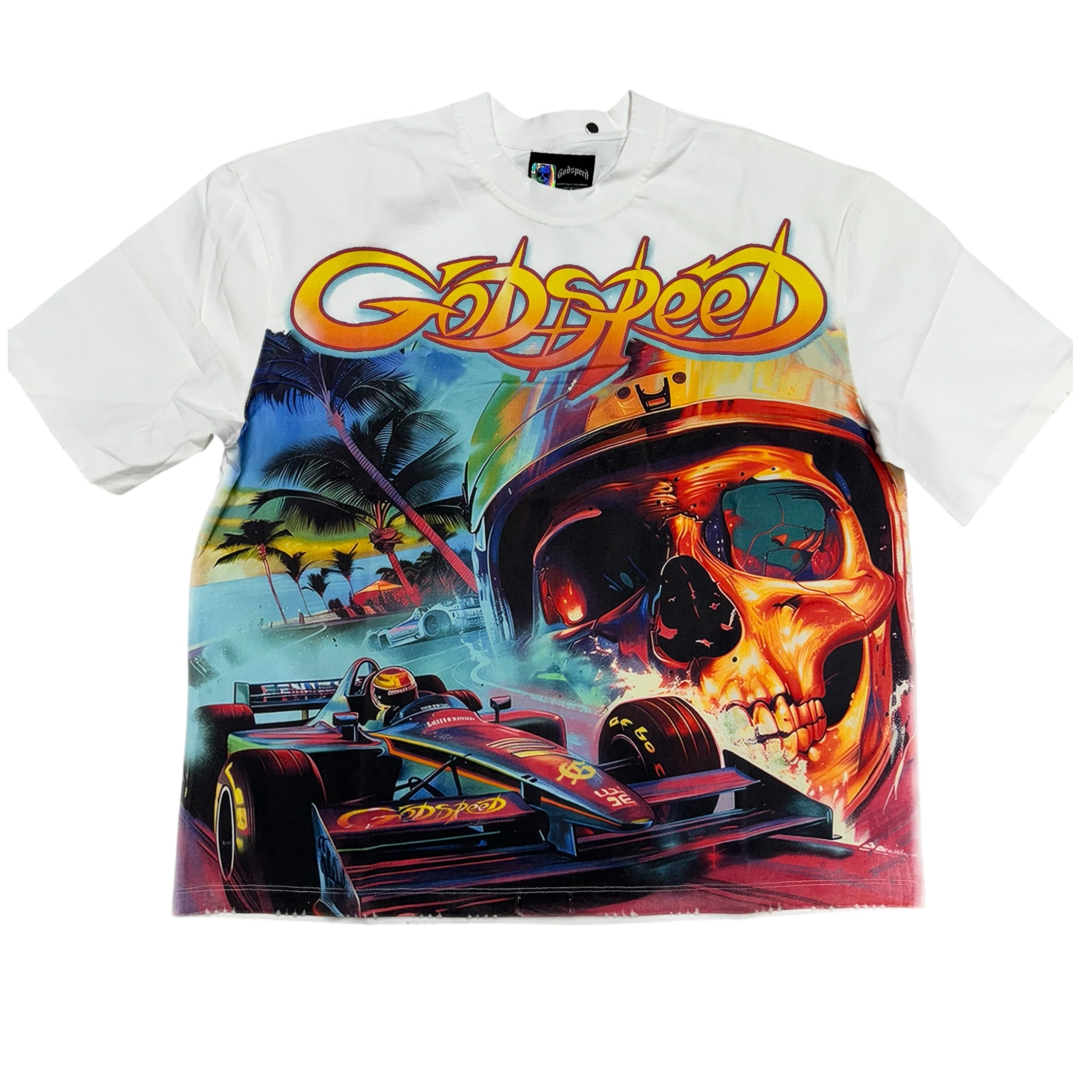 Godspeed Dreams Traveler T-shirt white