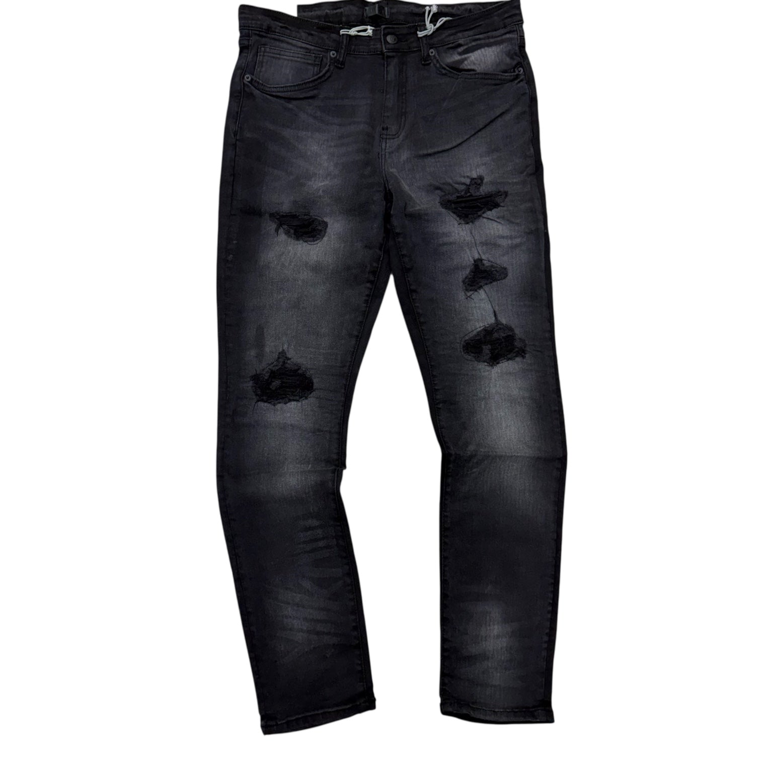 RSN - Rips Skinny Fit Denim - Black - 2530