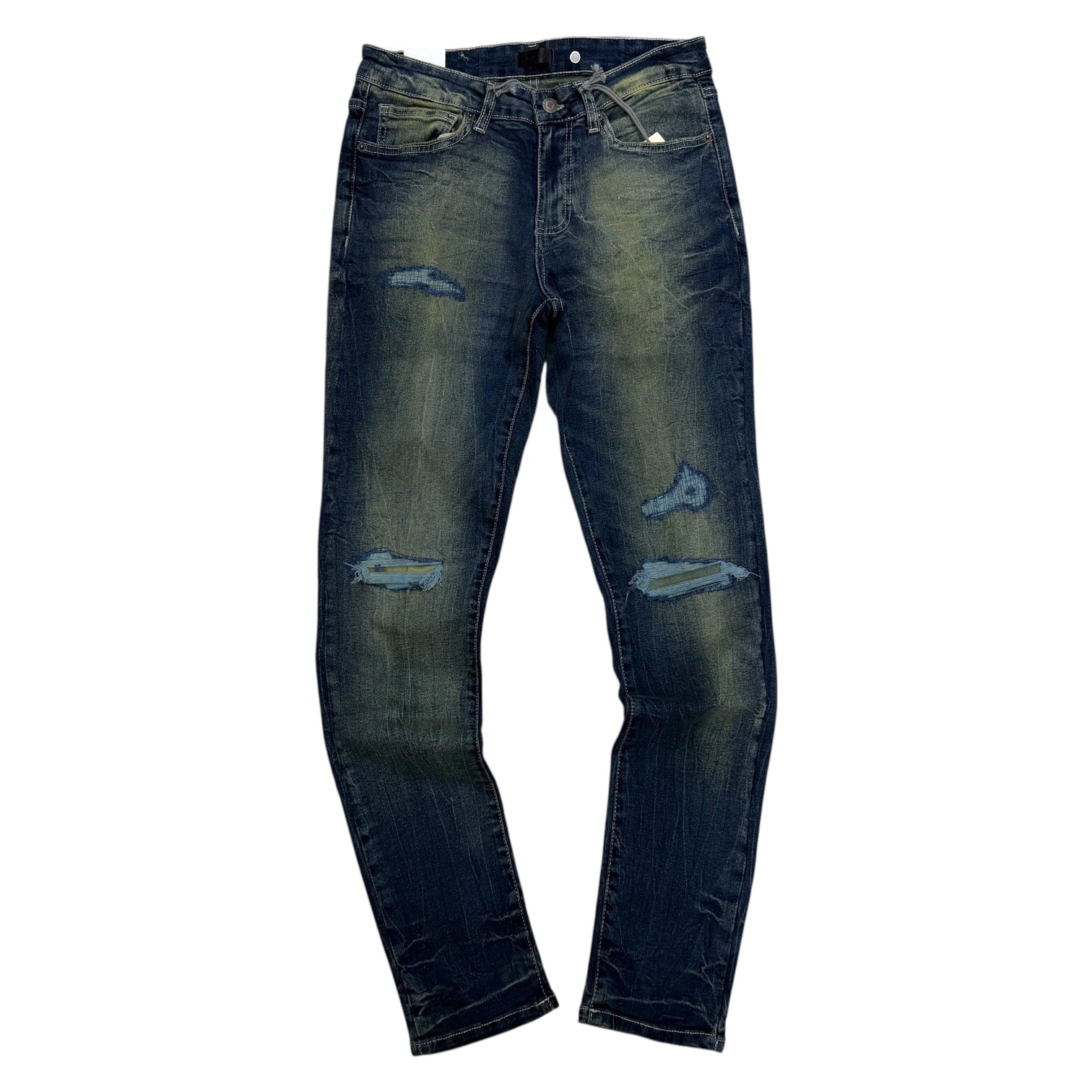 RSN - Rips Skinny Fit Denim - MD. Blue - 2514