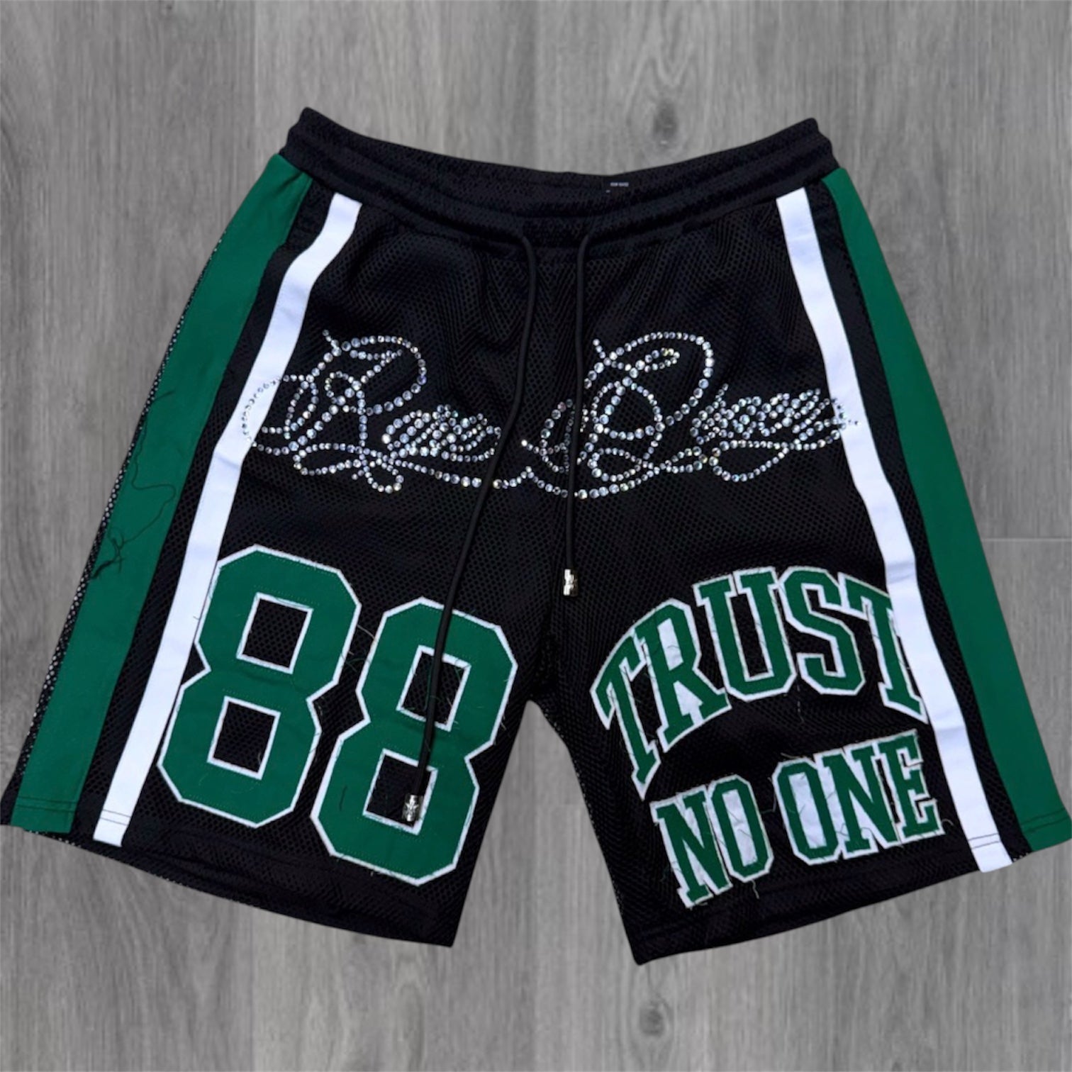 RP - Trust No One Mesh Shorts - Black