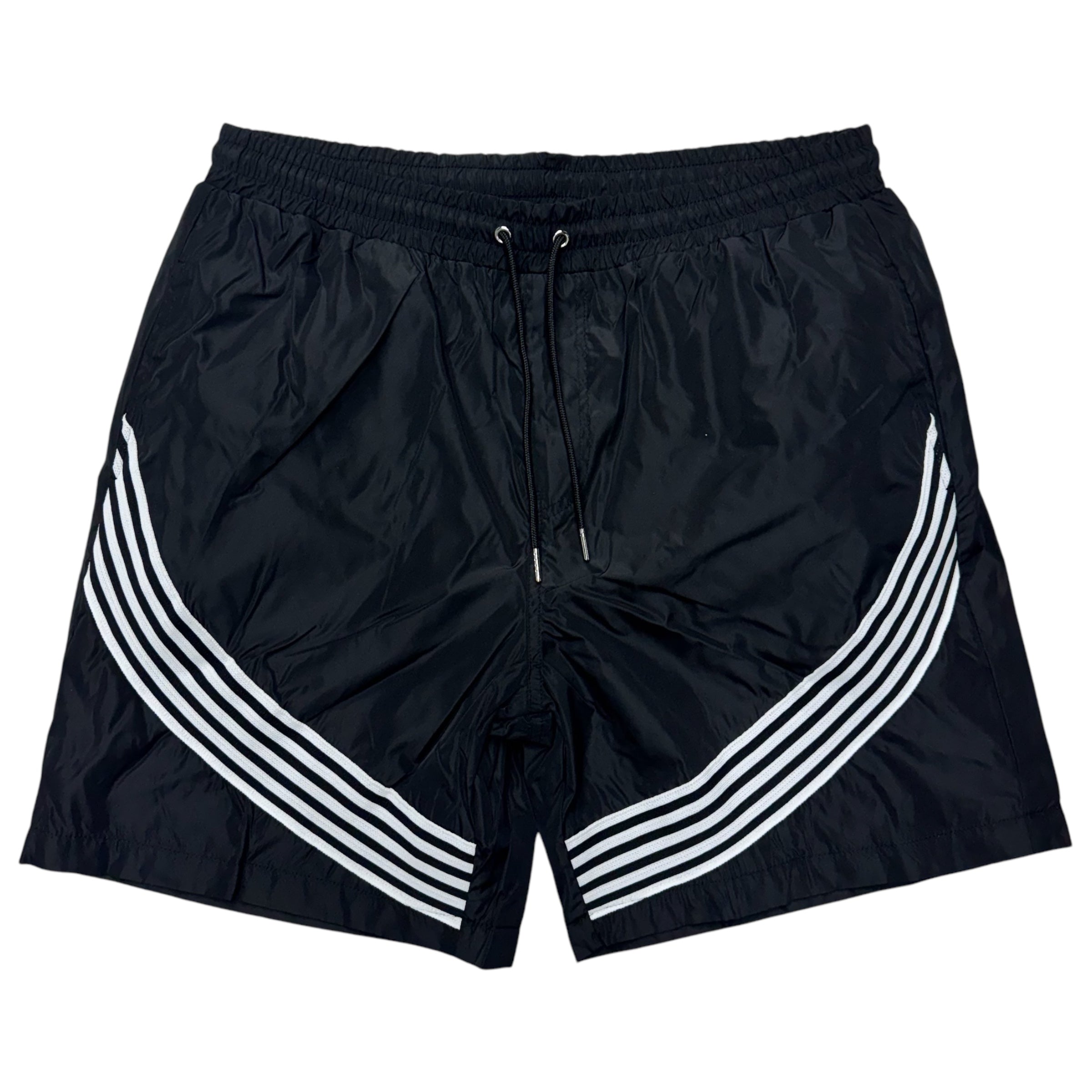 KD Striped Nylon Shorts Black/White 2111