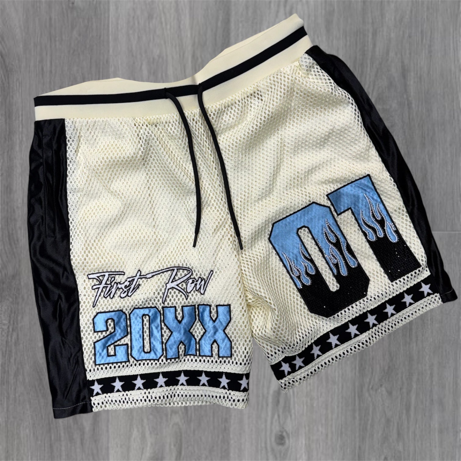 FR - 01 Mesh jersey Shorts - Cream