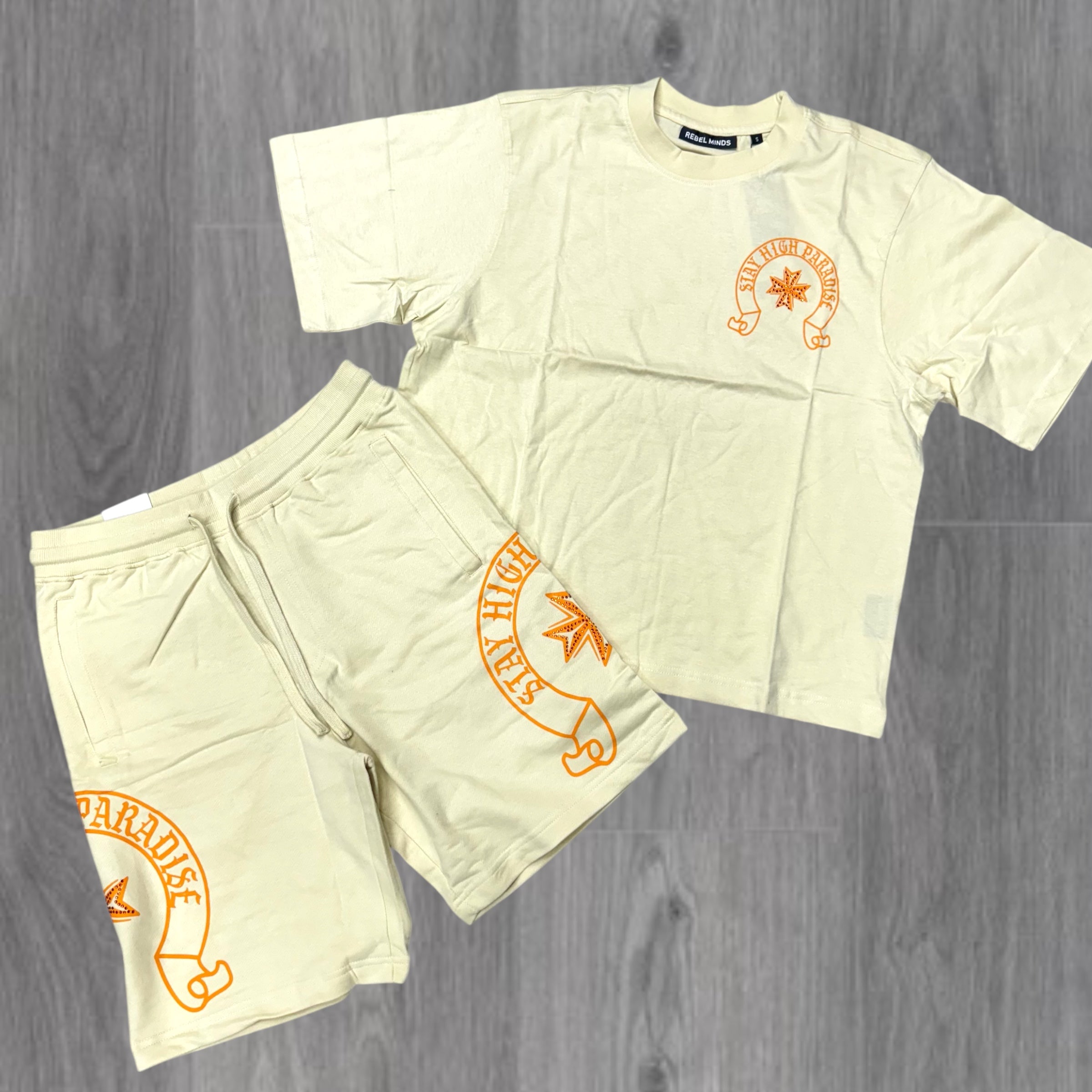 Rebel Paradise Short Set cream 184 984
