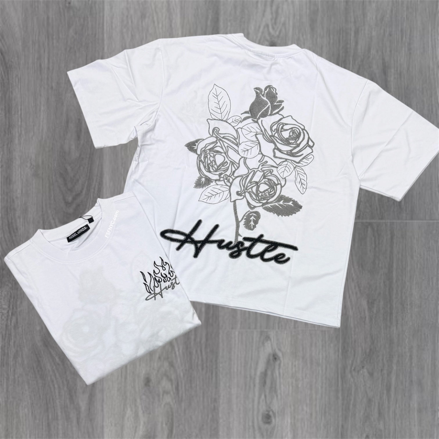 Rebel - Flame T-shirt - white - 122