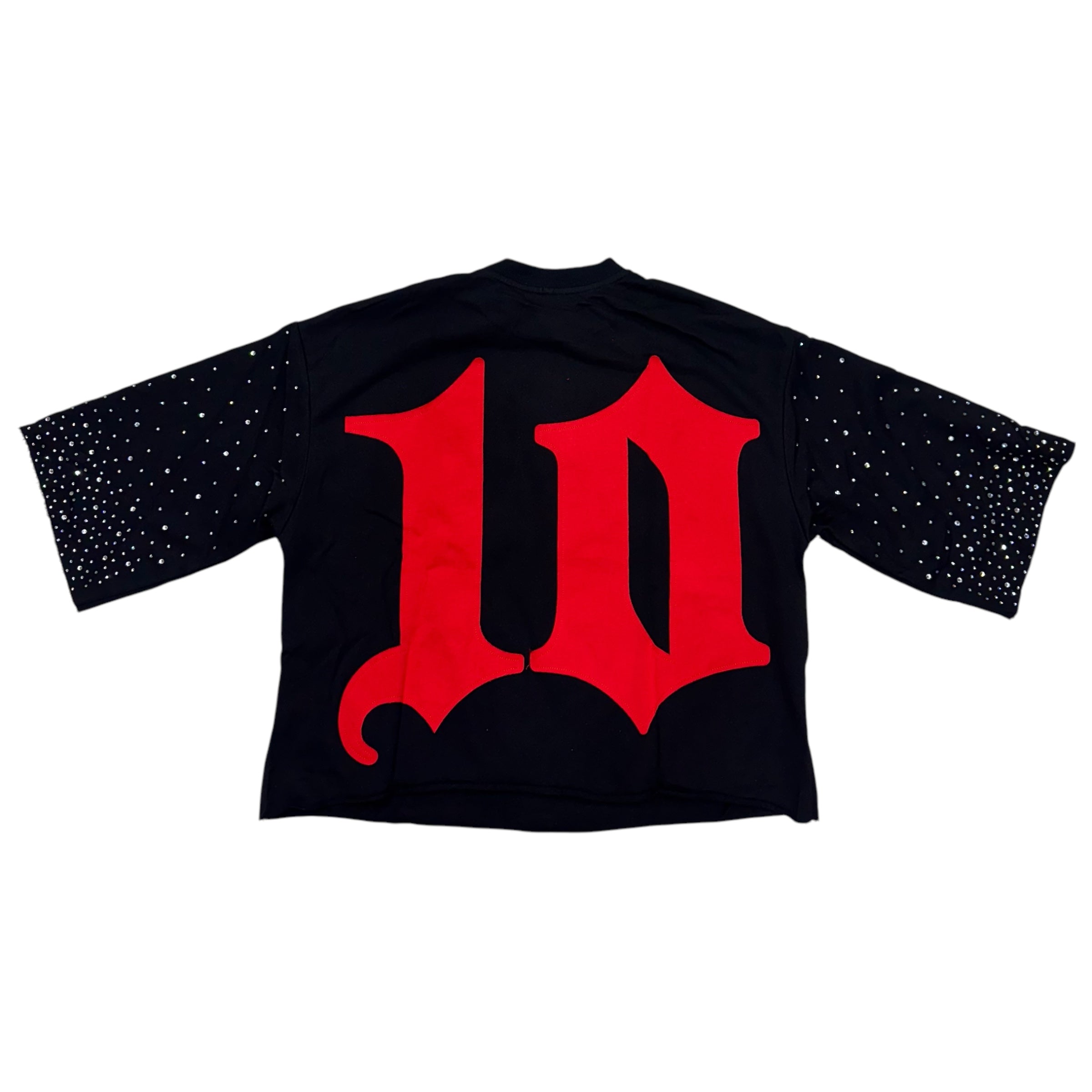 SYN Rhinestone Richer Than My Opps Black/Red SYAN-6 M