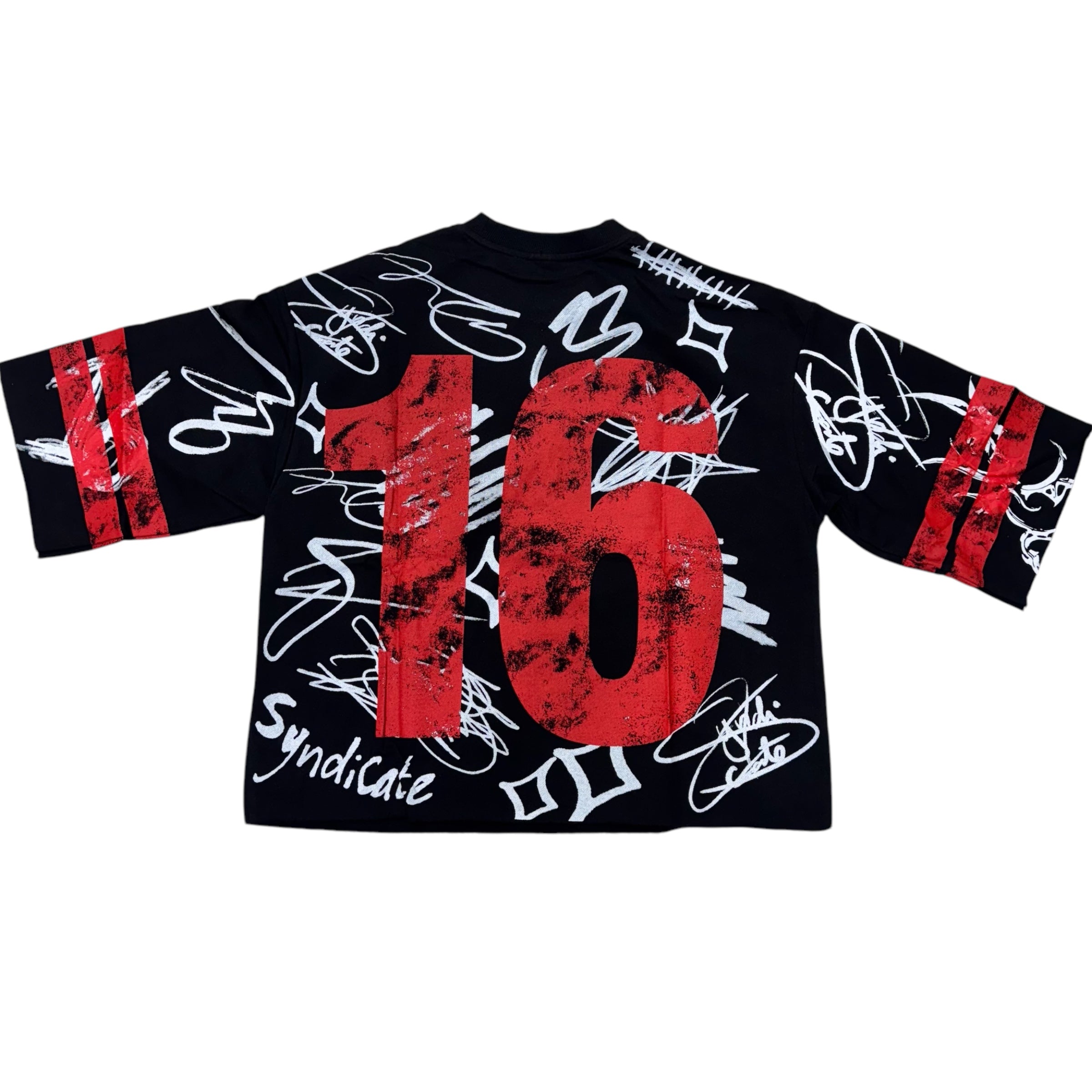 SYN 16 Oversize Box Fit T-shirt Bred Black/Red SYN-16(4) M