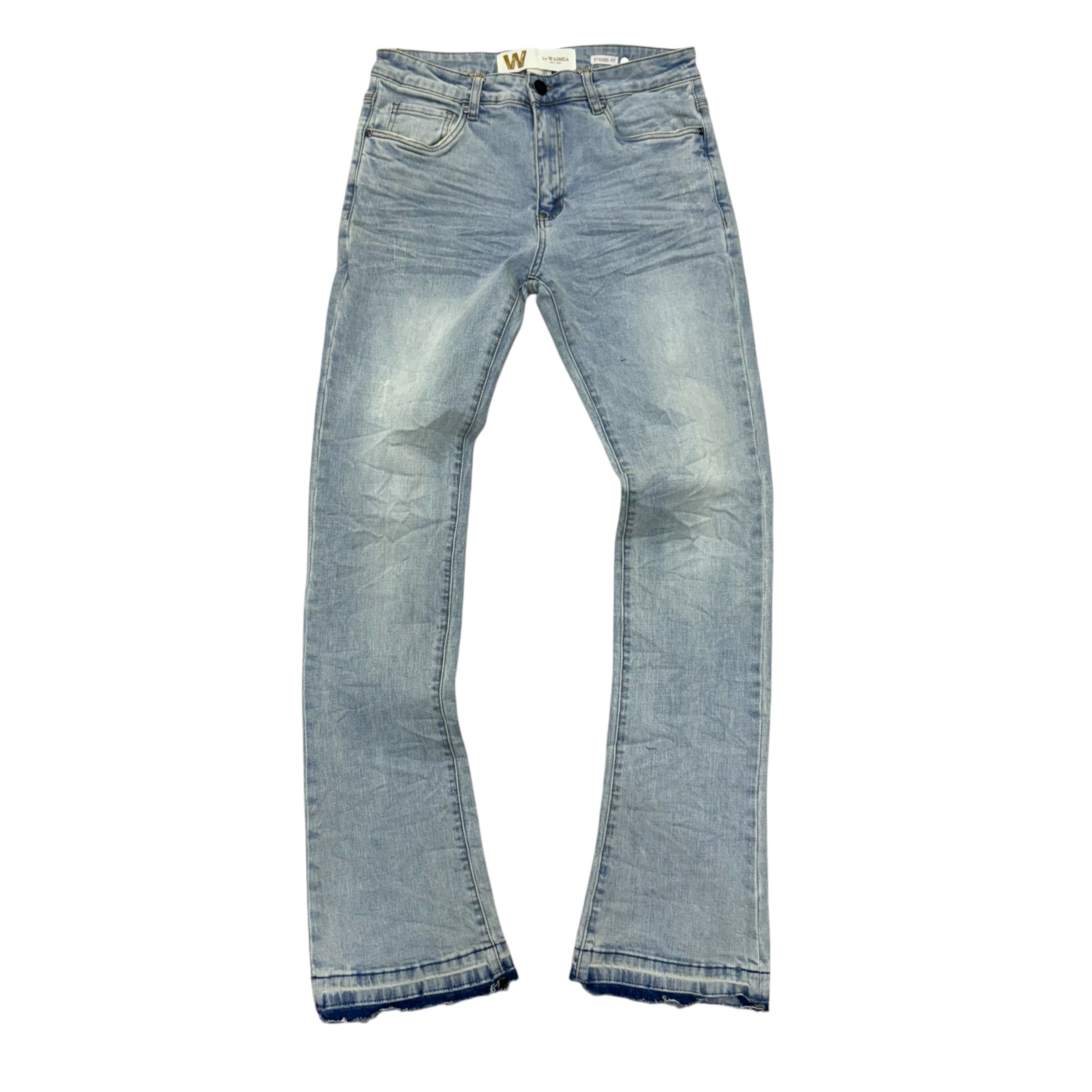 W Stacked Clean Denim ANT BLUE  M8211D